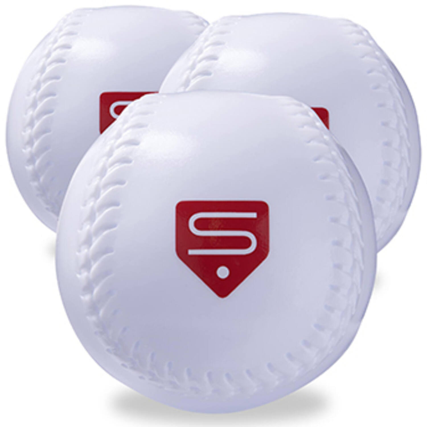 SweetSpot Plastic Backyard Baseball | Official Size Balls (3 Pack)