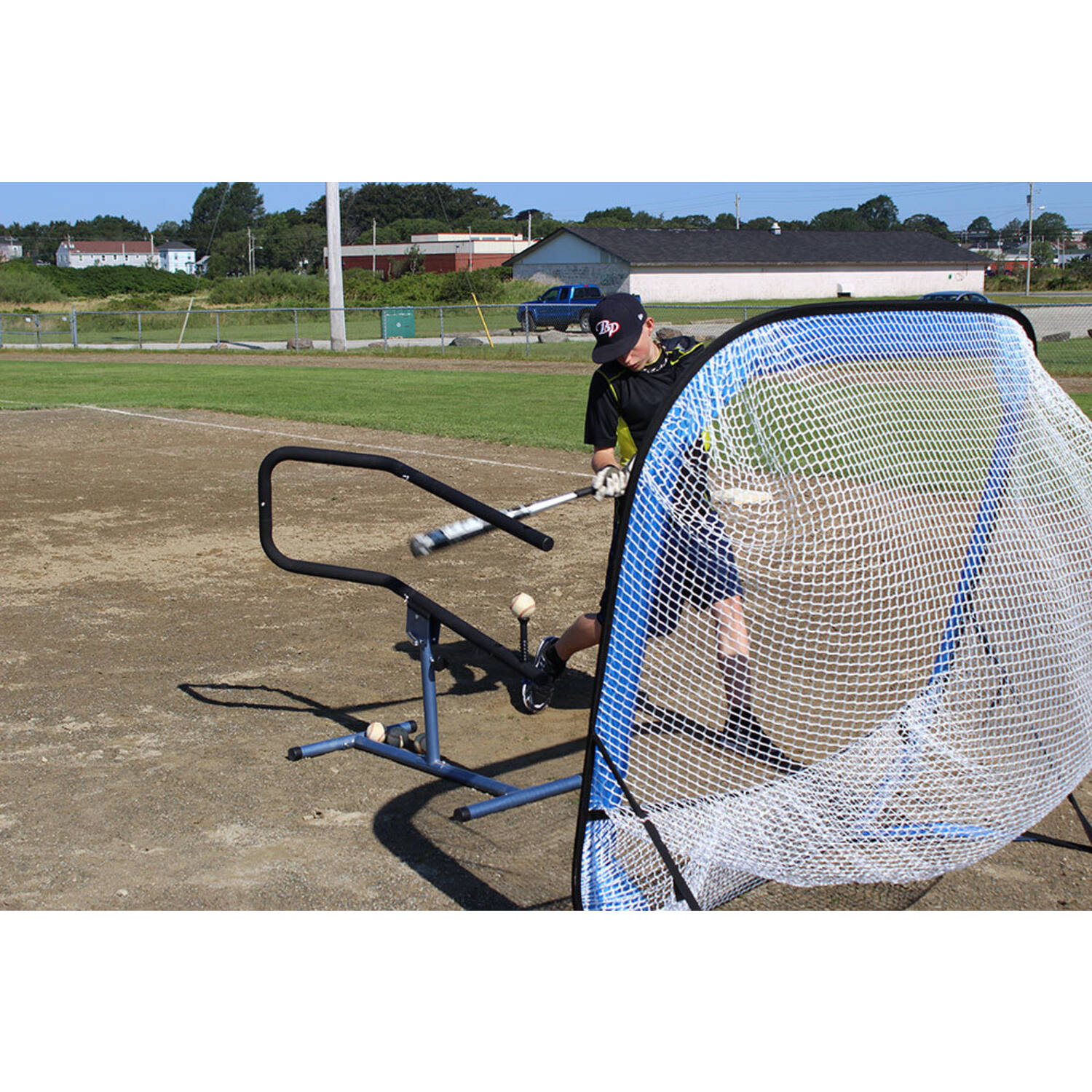 Louisville Slugger Ultra Instructo Swing (L30325) | Adjustable | Baseball Batting Tee Trainer 