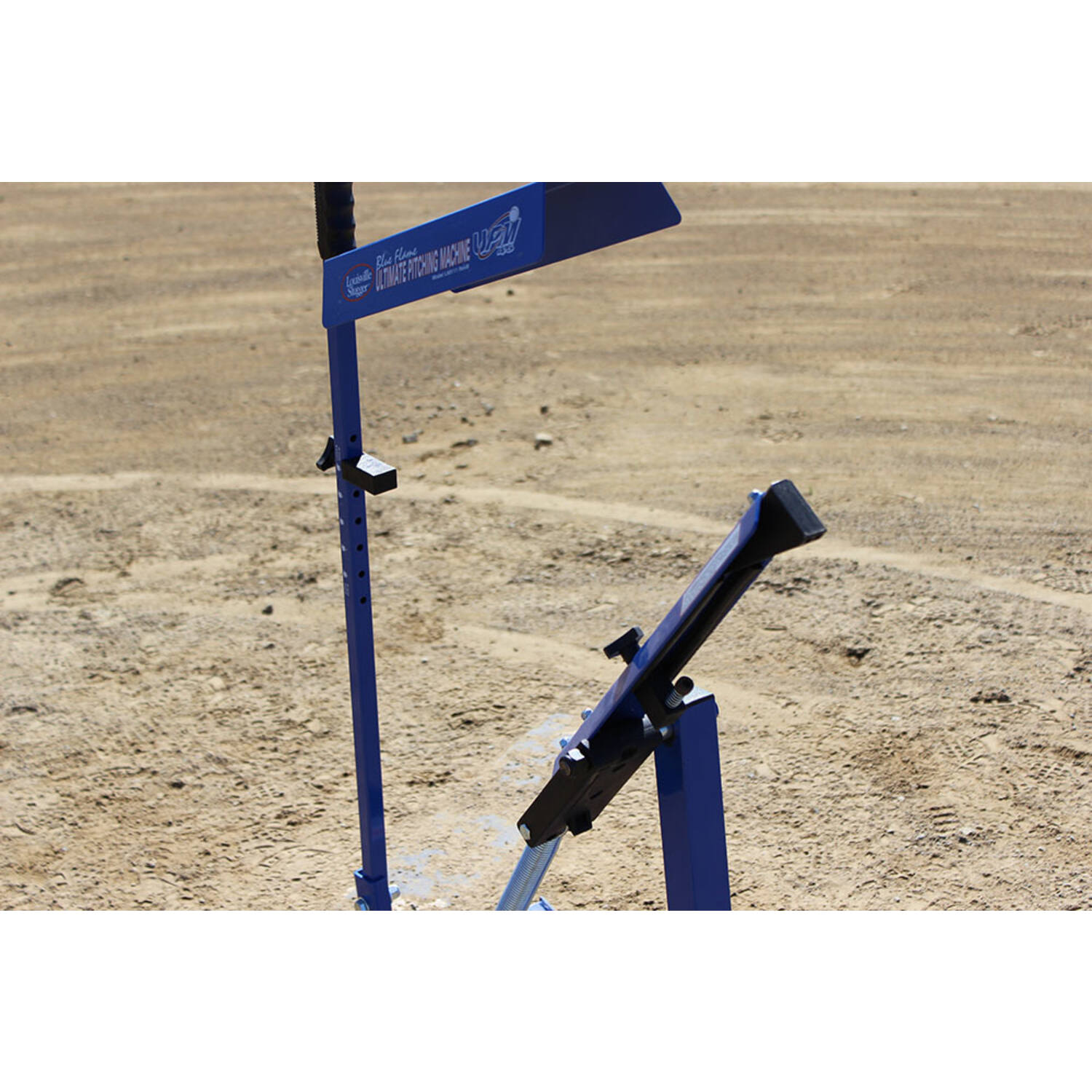 Louisville Slugger L60111 Blue Flame | Coil Spring Operated Multi-Sport Pitching Machine