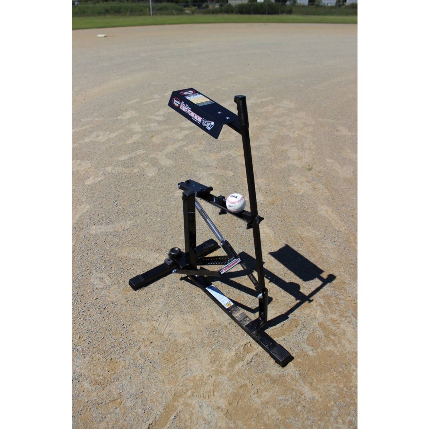 Louisville Slugger L60222 Black Flame | Coil Spring Operated Multi-Sport Pitching Machine