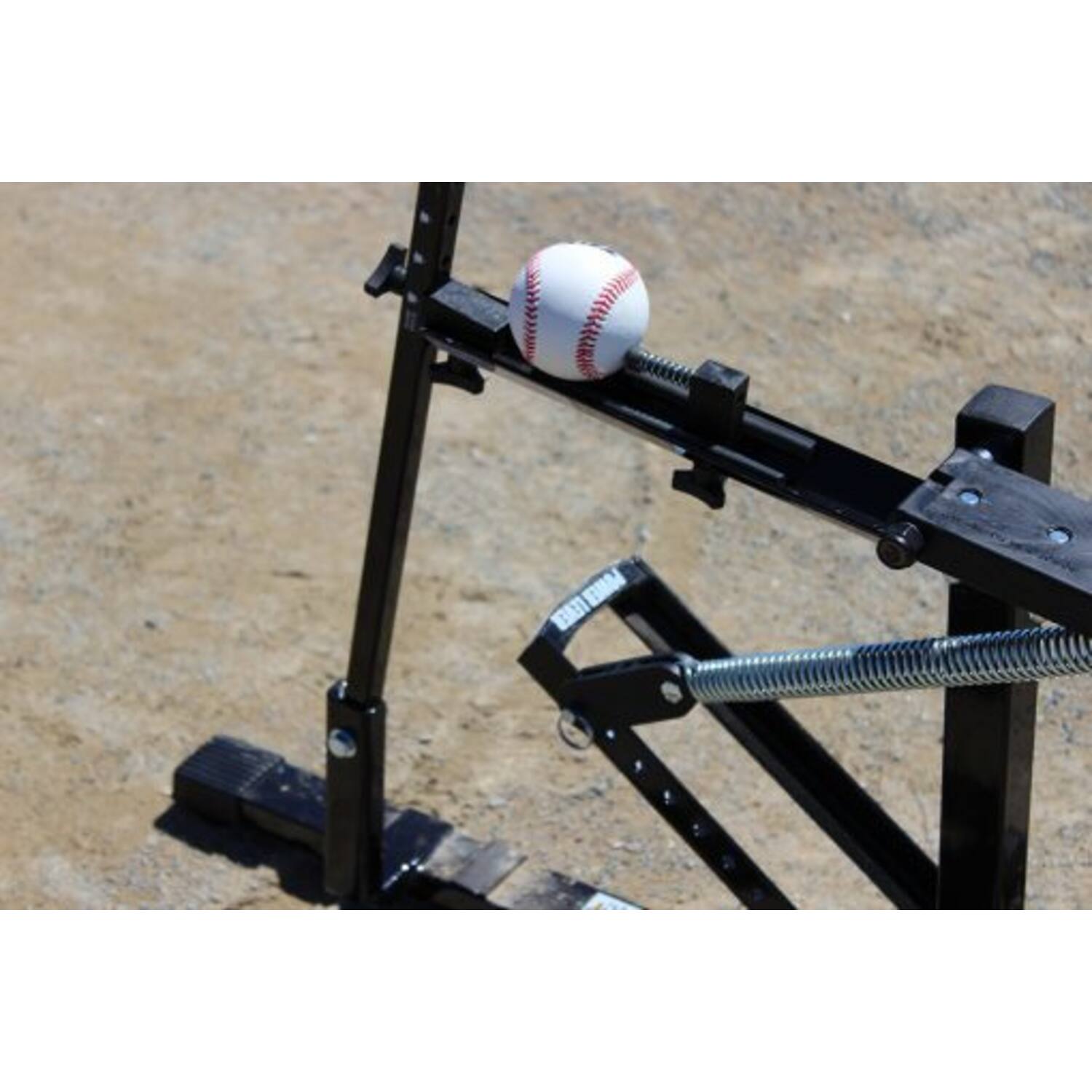 Louisville Slugger L60222 Black Flame | Coil Spring Operated Multi-Sport Pitching Machine