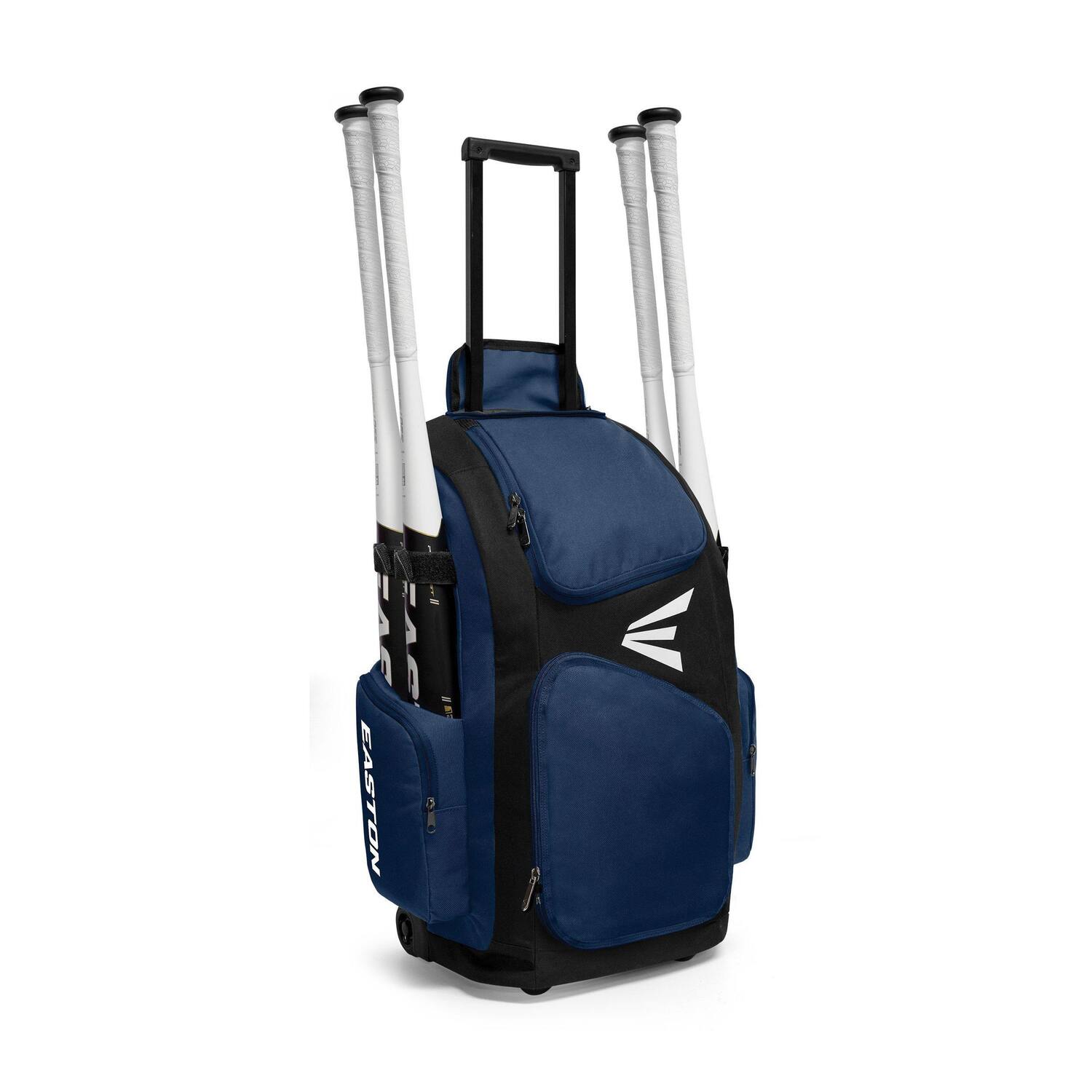 Easton Traveler Stand Up Wheeled Bag Color Black/Navy