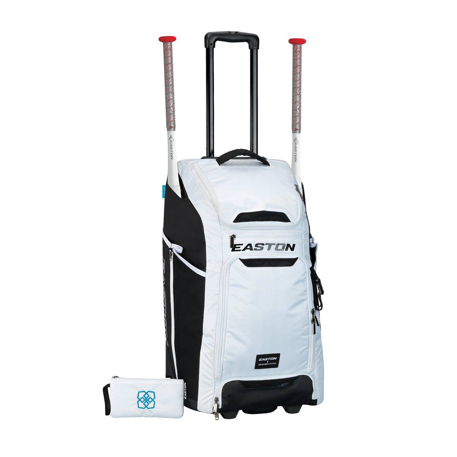 Easton JSCATWB Catchers Wheeled Bag Jen Schro Color White