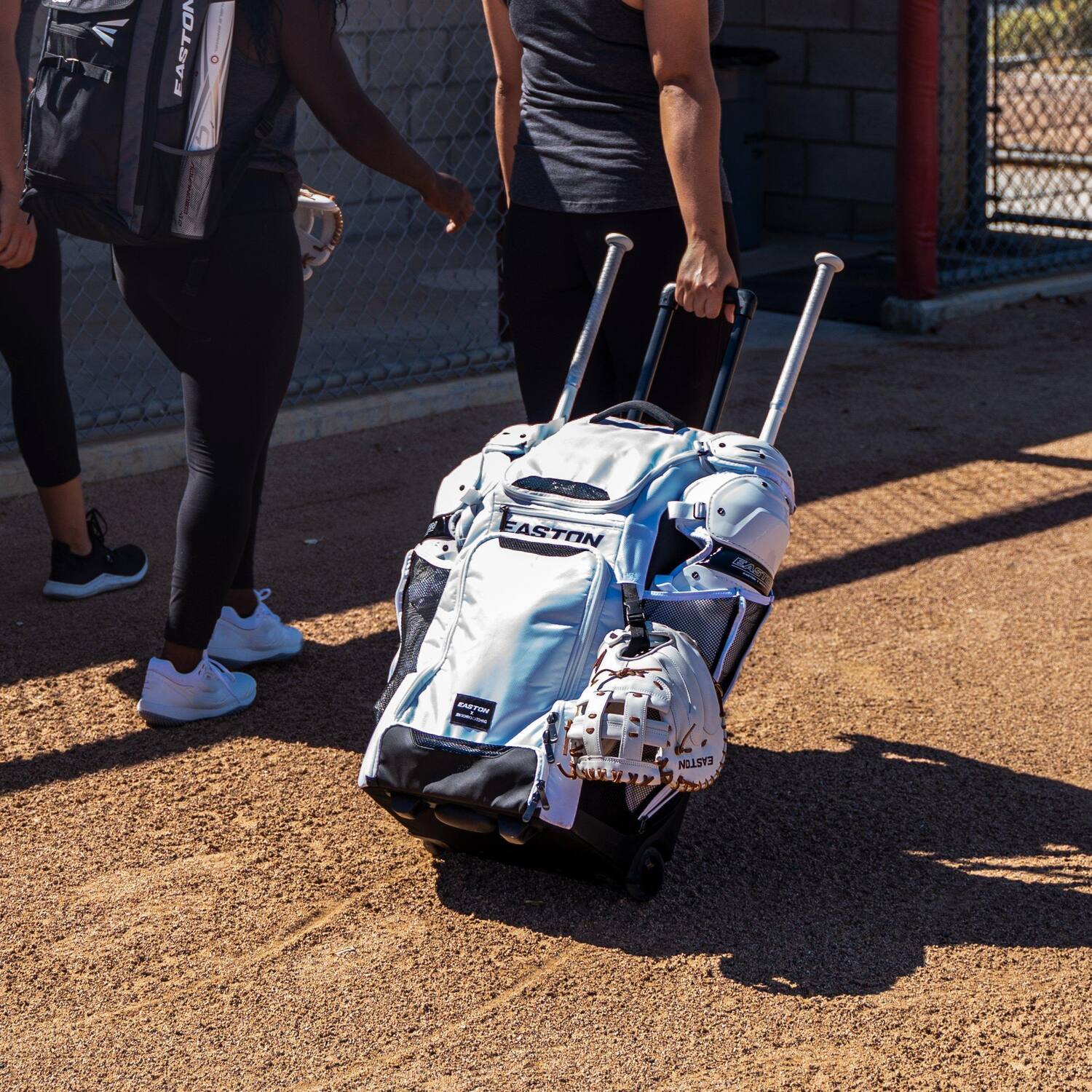 Easton JSCATWB Catchers Wheeled Bag Jen Schro Color White