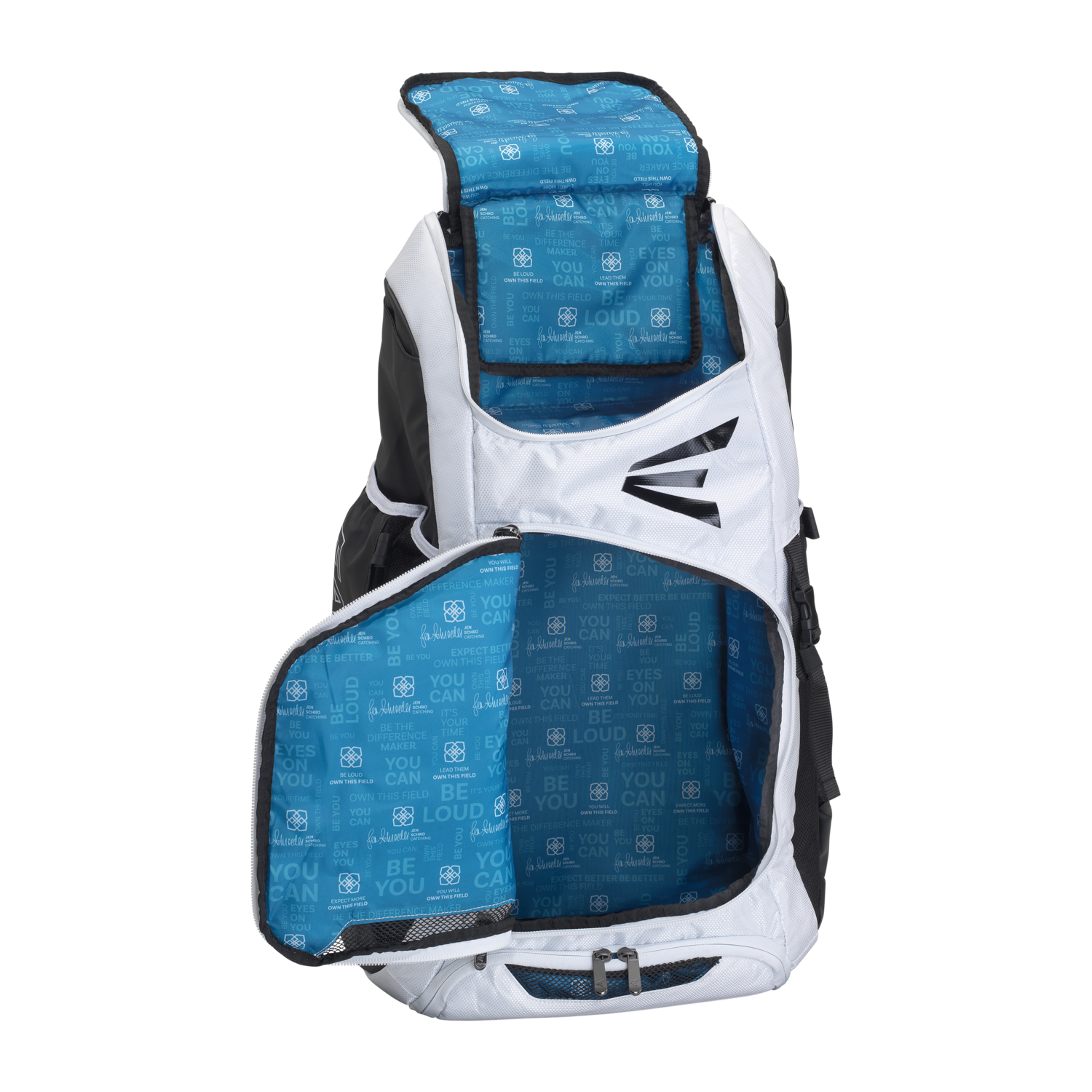 Easton JSCATWB Catchers Wheeled Bag Jen Schro Color White