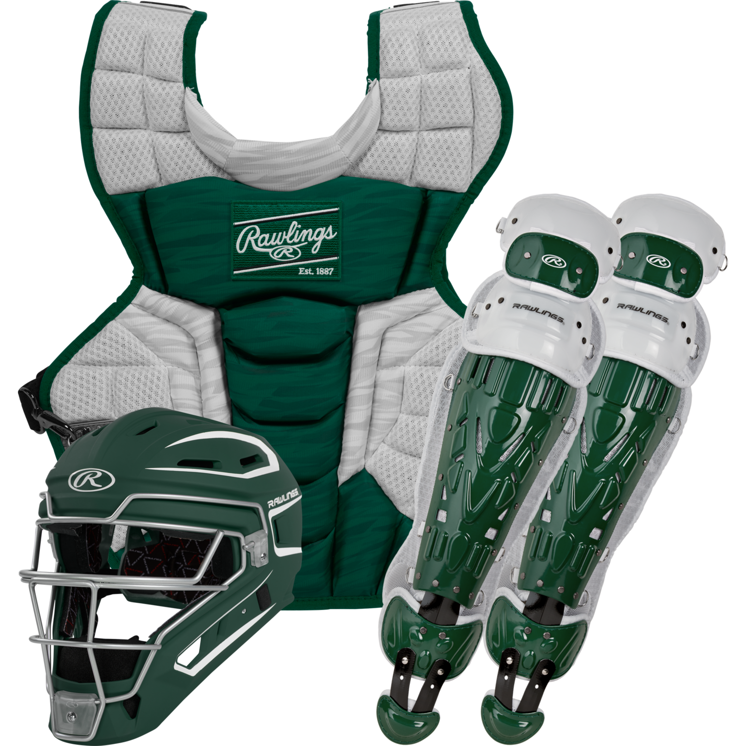 Rawlings CSV2Y Velo 2.0 Youth Catcher's  Color Scarlet/White