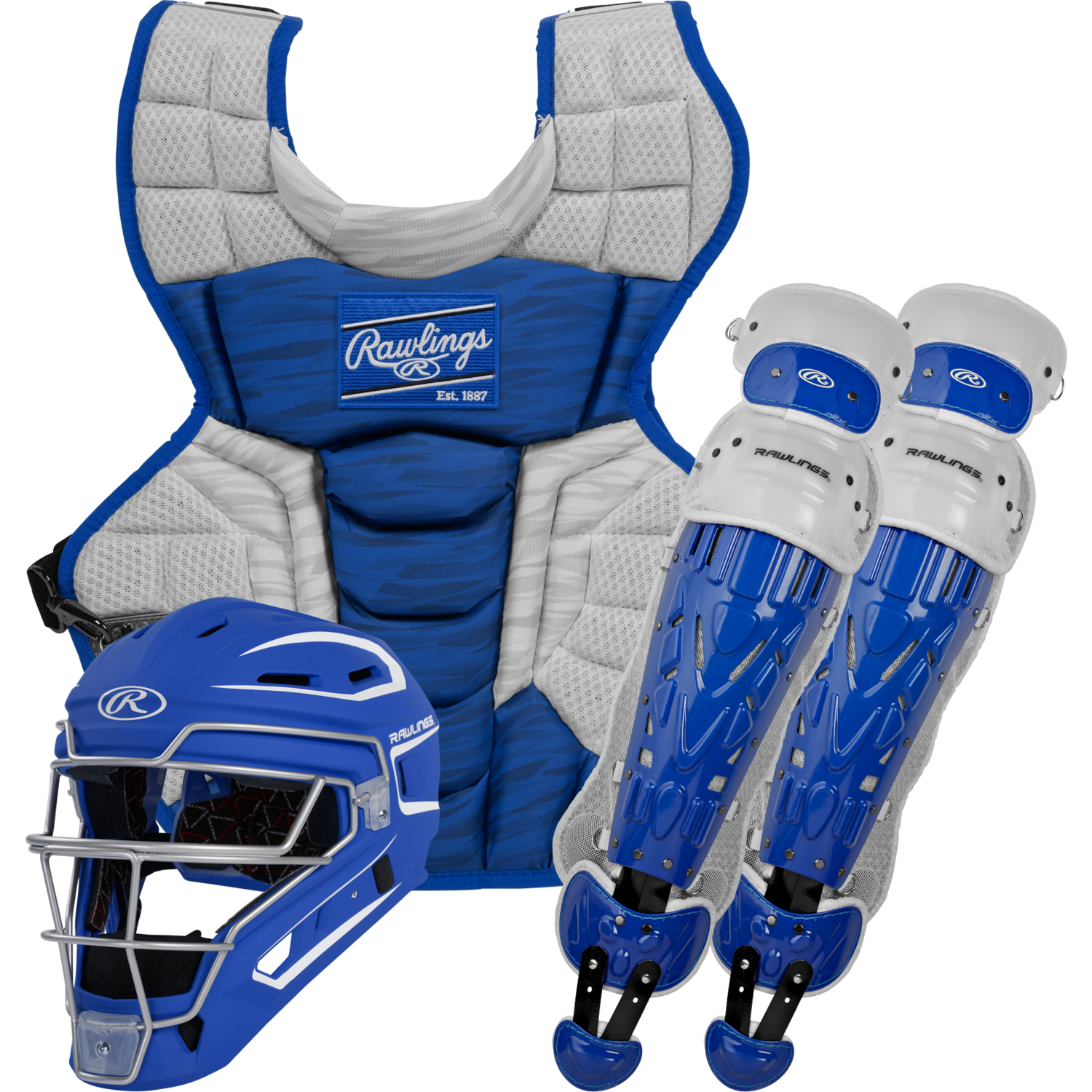 Rawlings CSV2Y Velo 2.0 Youth Catcher's  Color Scarlet/White