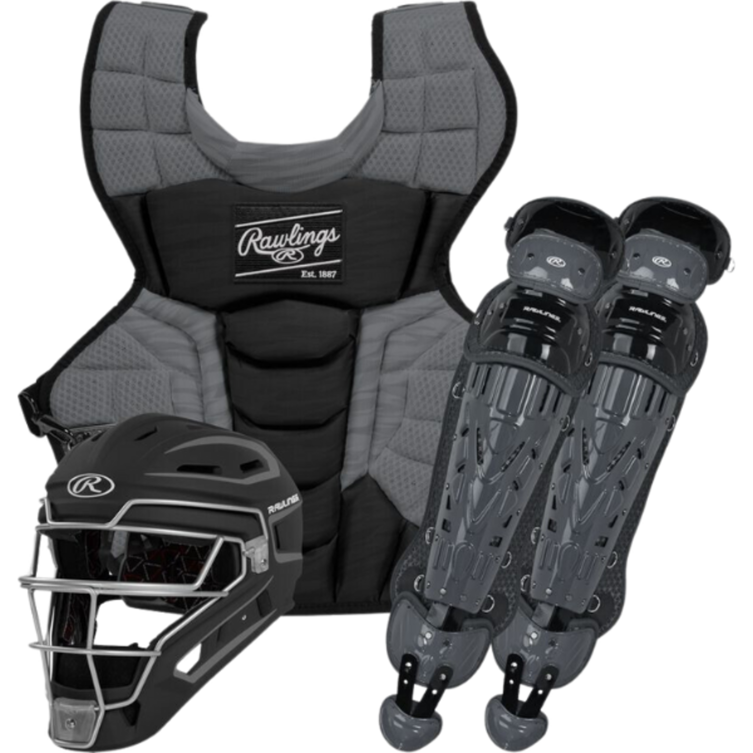 Rawlings CSV2Y Velo 2.0 Youth Catcher's Color Black/Graphite