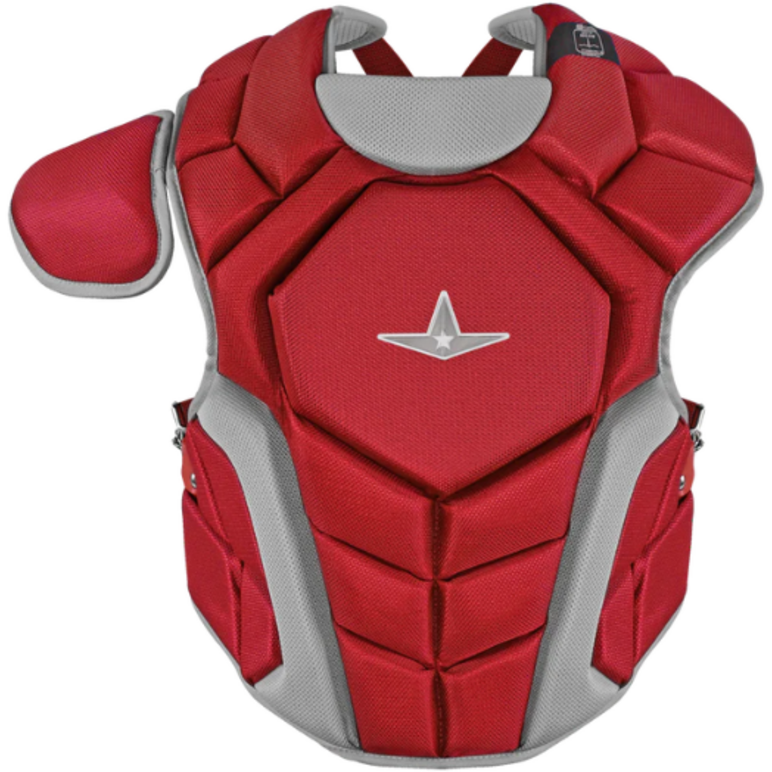 All Star CPCC-TS-1216 Top Star Chest Protector Color Scarlet