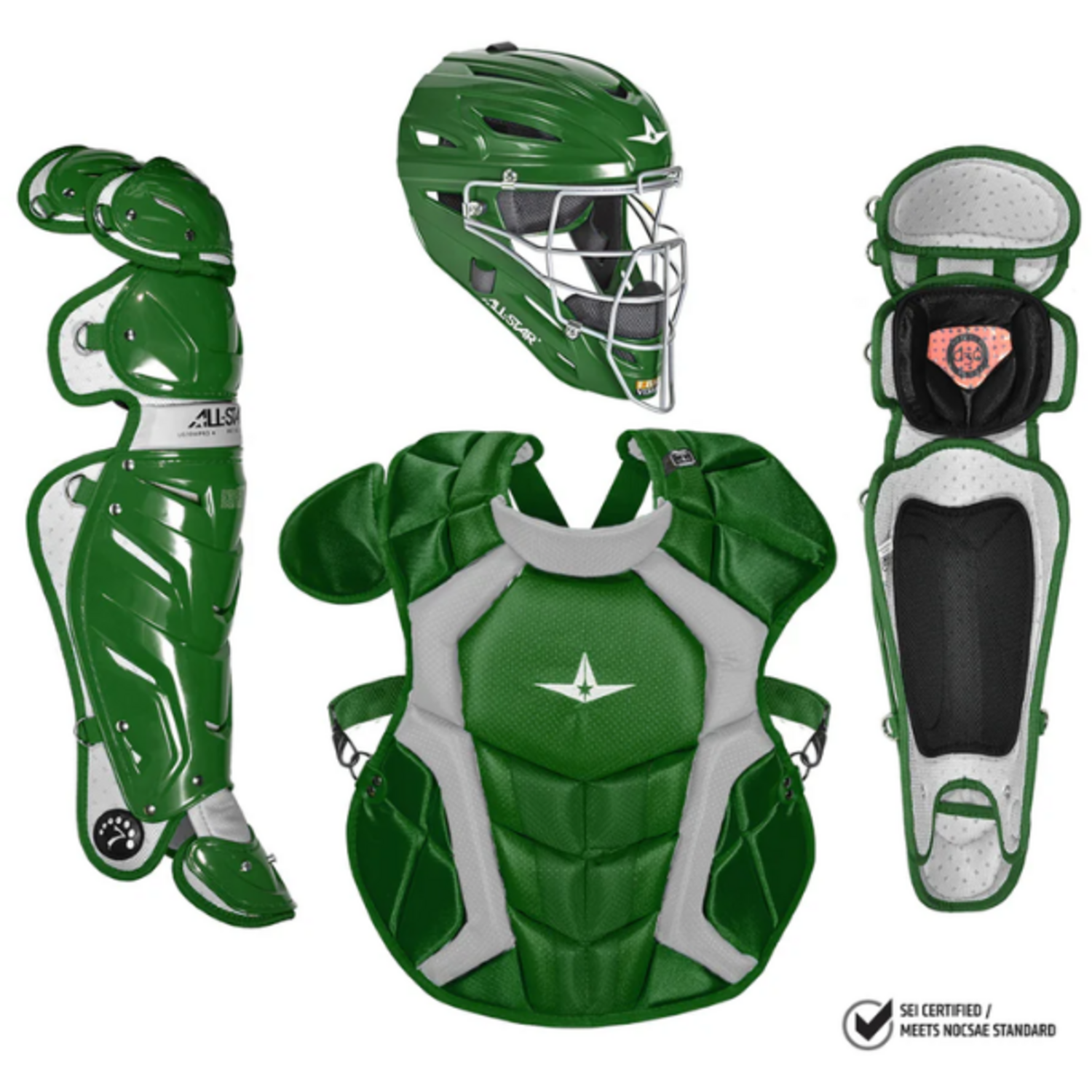 All Star CKCCPRO1 Professional Catcher's Ki Color Dark Green