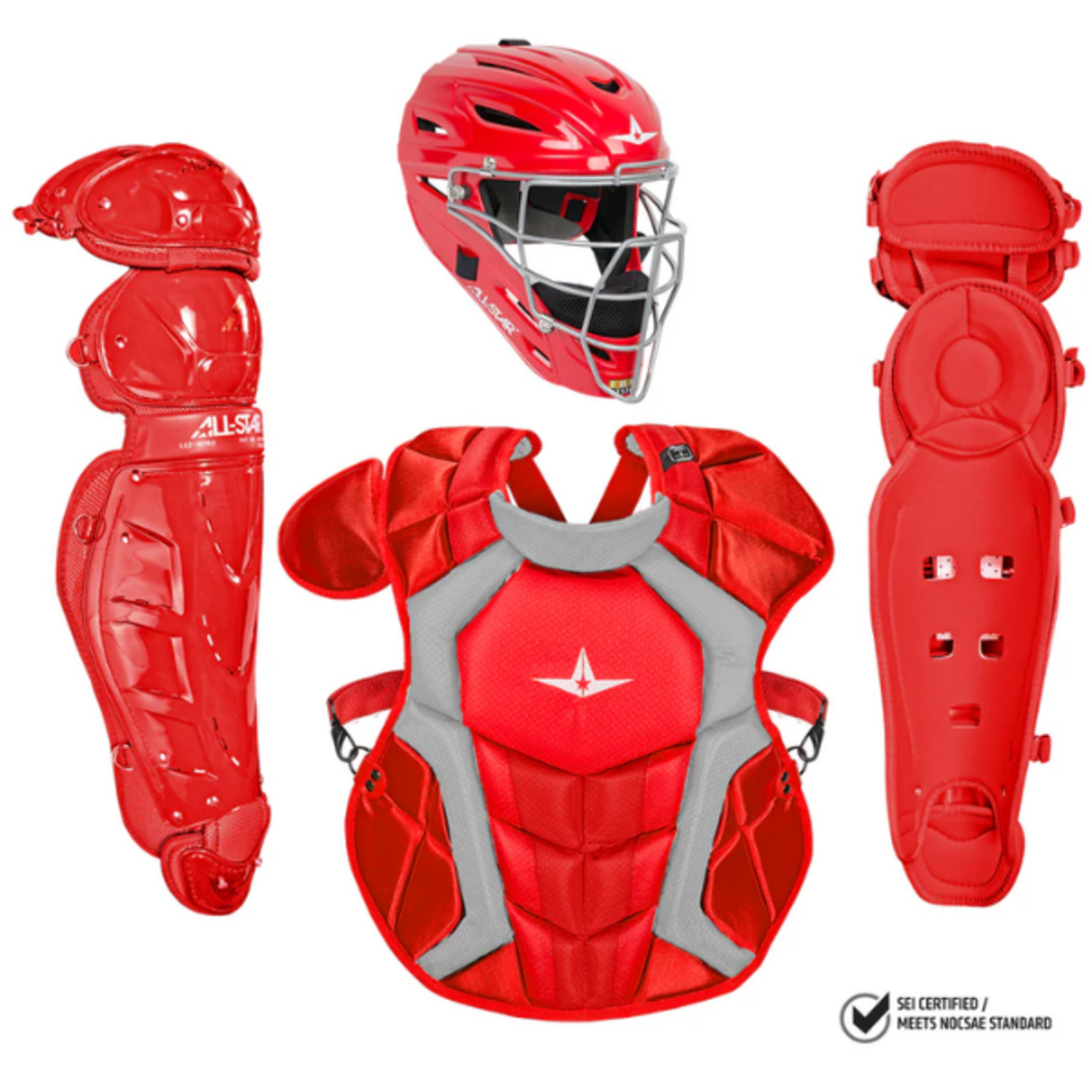 All Star CKCCPRO4 Classic Professional Catcher Color Scarlet