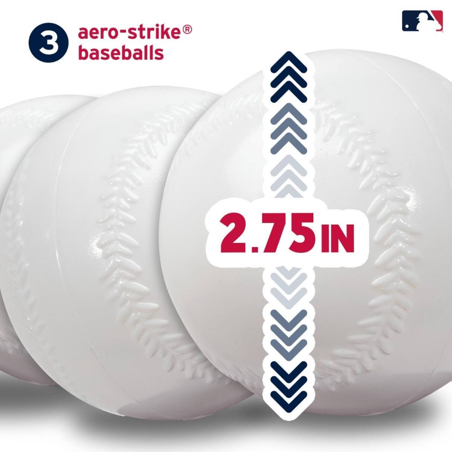 Franklin MLB Youth Super Star Batter 2IN1 Tee Ball Combo | Baseball Adjustable Batting Tee Trainer 