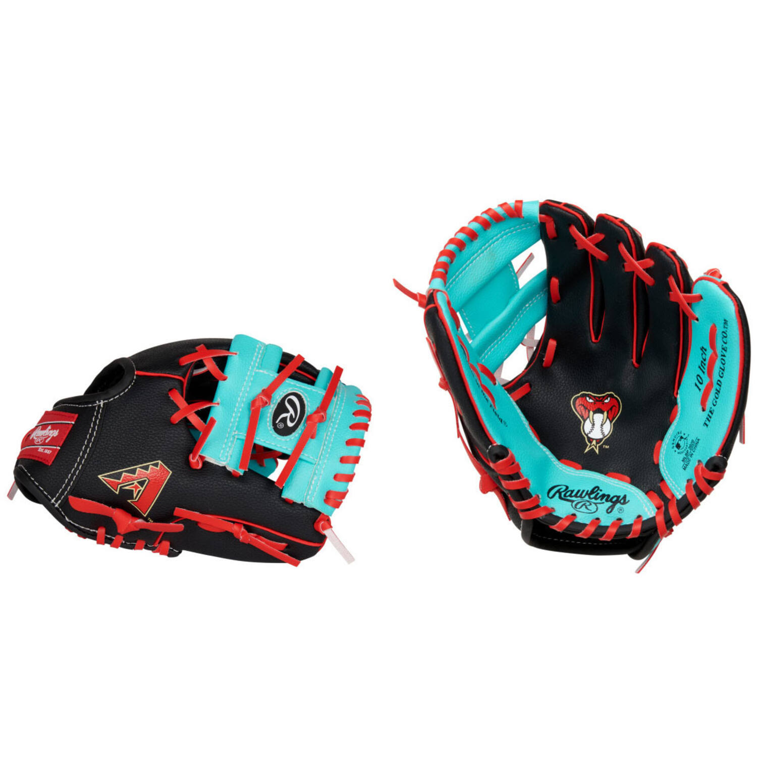Rawlings MLB Logo Gloves LH 10 Inch Team Diamondbacks