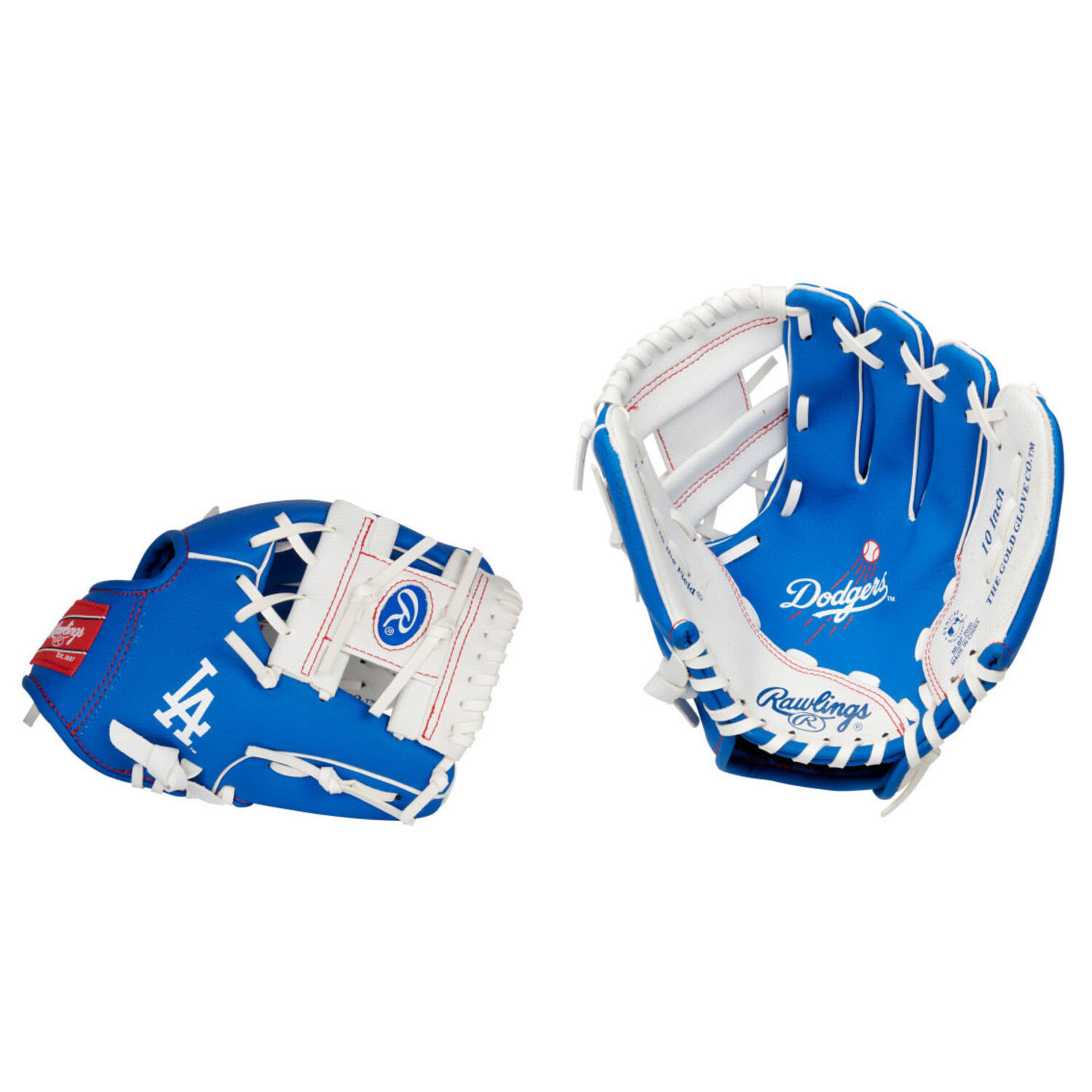 Rawlings MLB Logo Gloves LH 10 Inch Team Dodgers