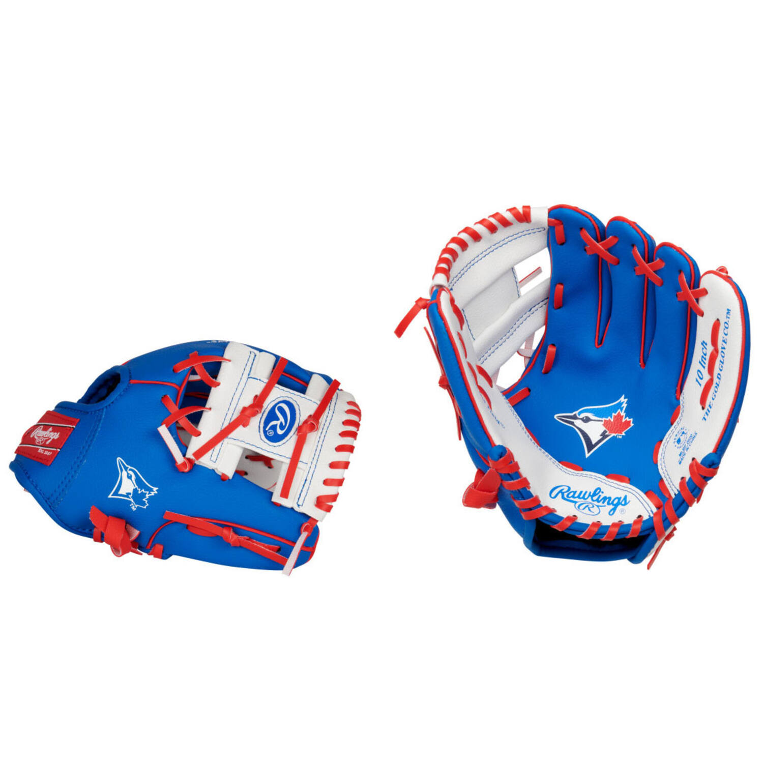 Rawlings MLB Logo Gloves LH 10 Inch Team Blue Jays
