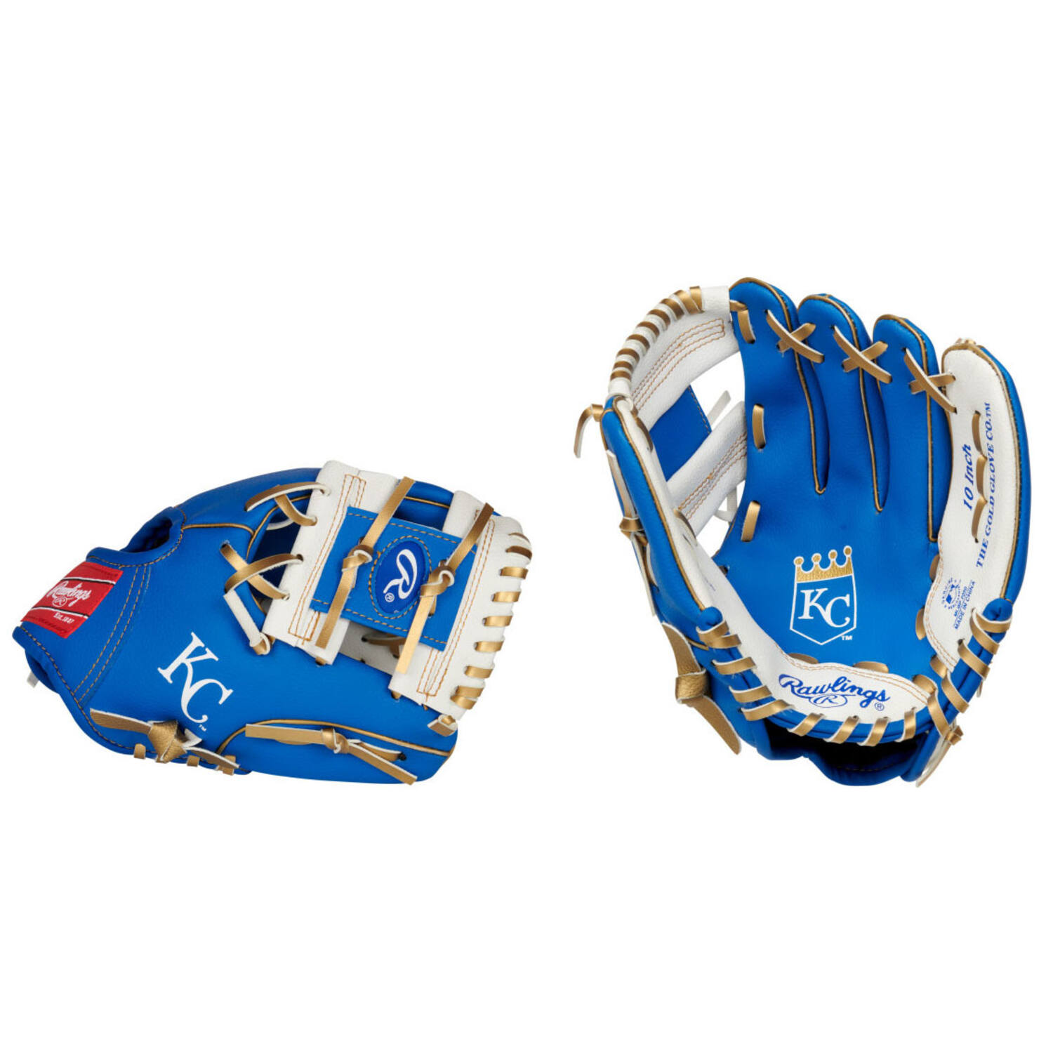 Rawlings MLB Logo Gloves LH 10 Inch Team Royals