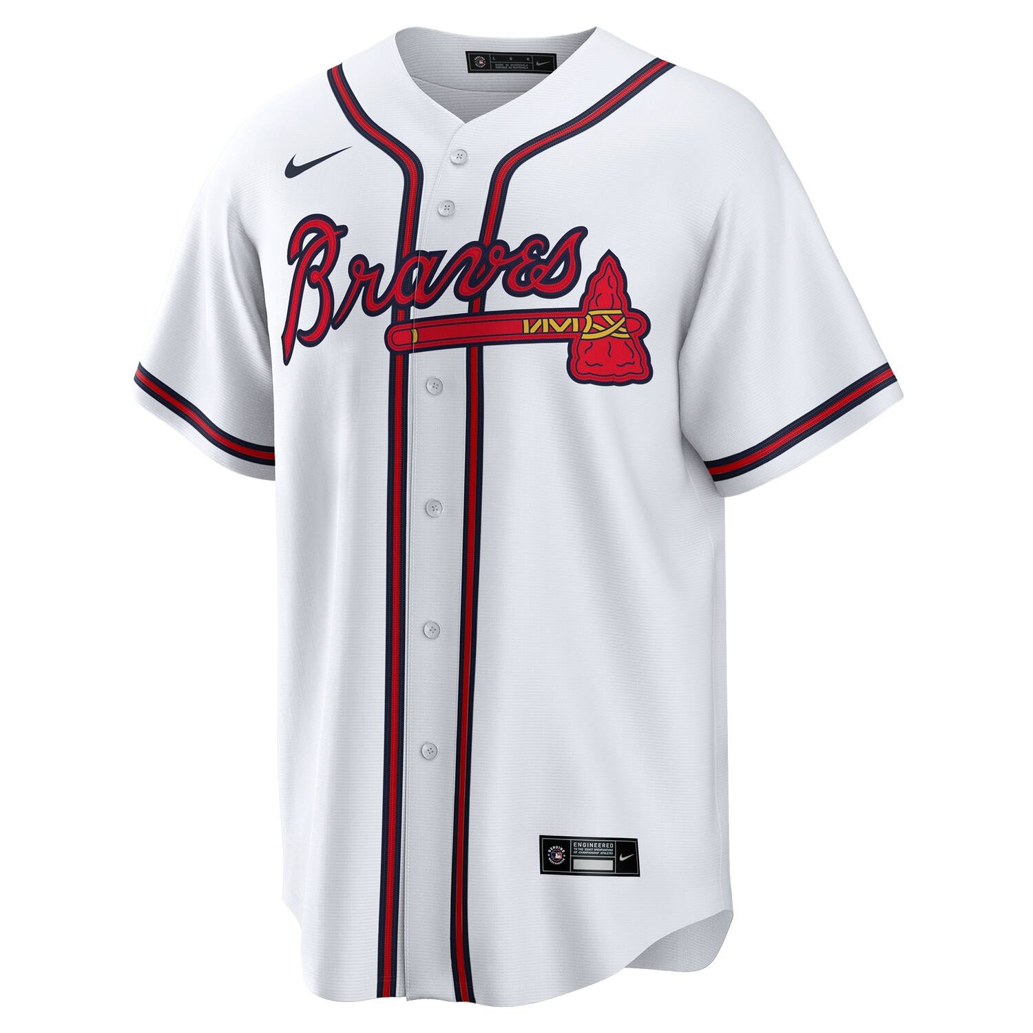 Nike Official Replica Home Jersey XL Braves