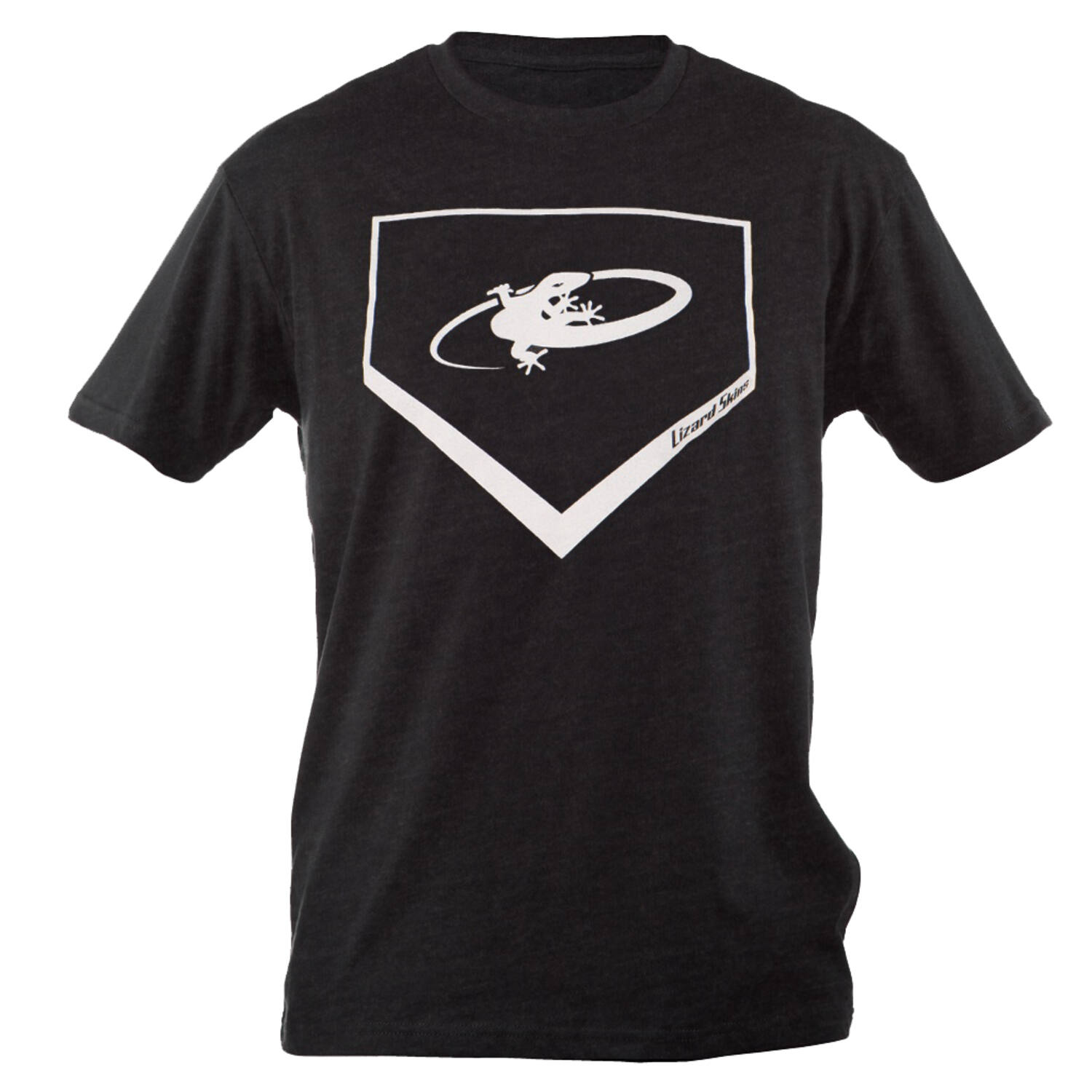 Lizard Home Plate, Next Level T-Shirt S Dark Charcoal