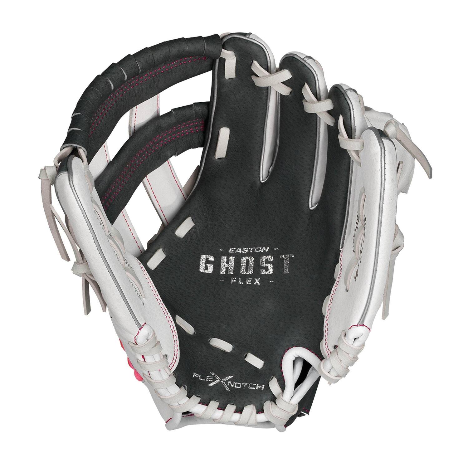 Easton GFY10PK Pigskin Leather Ghost Flex Youth Fastpitch Glove 10 Inch | Left Hand Catch