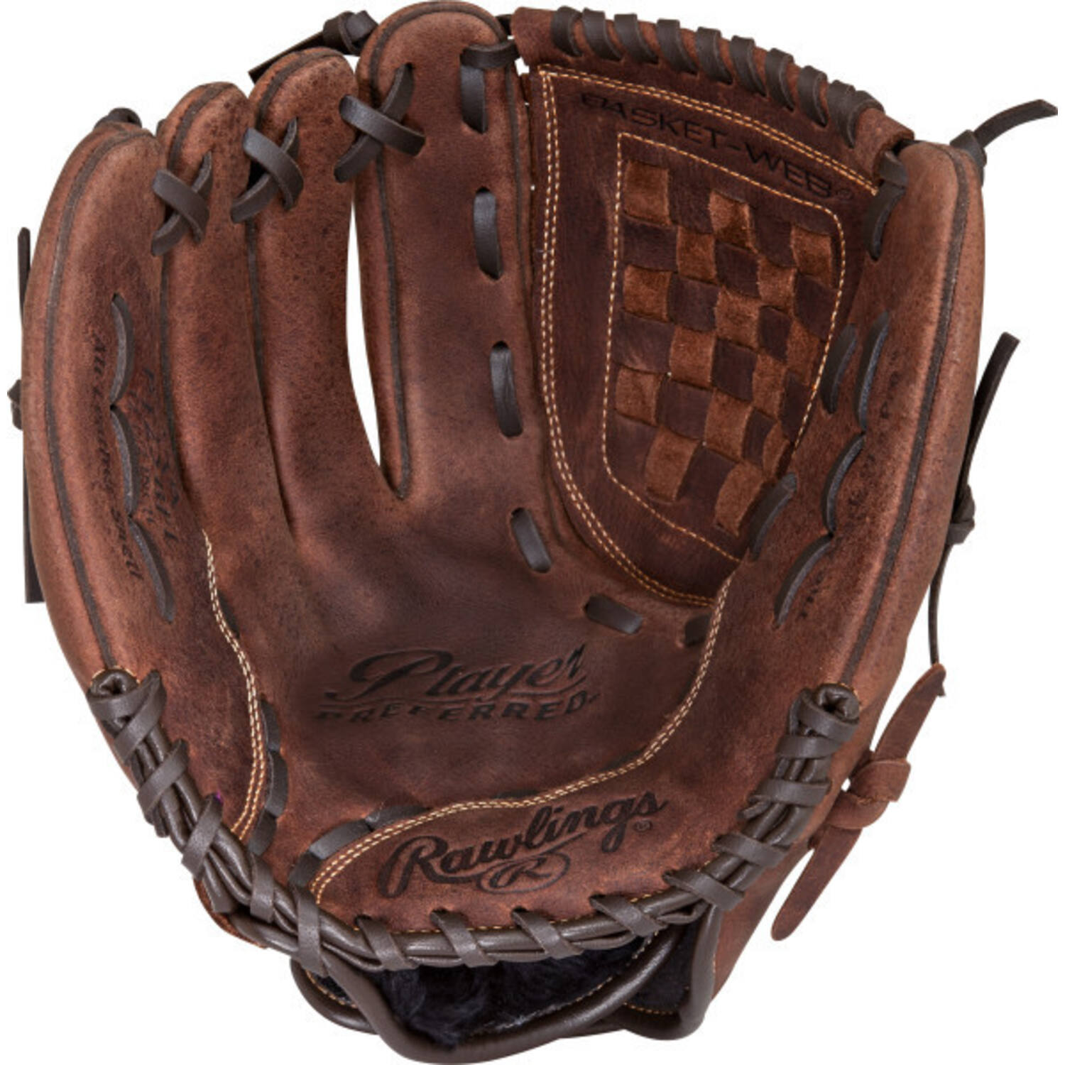 Rawlings P120BFL Leather Baseball & Softball Glove 12 Inch | Left Hand Catch