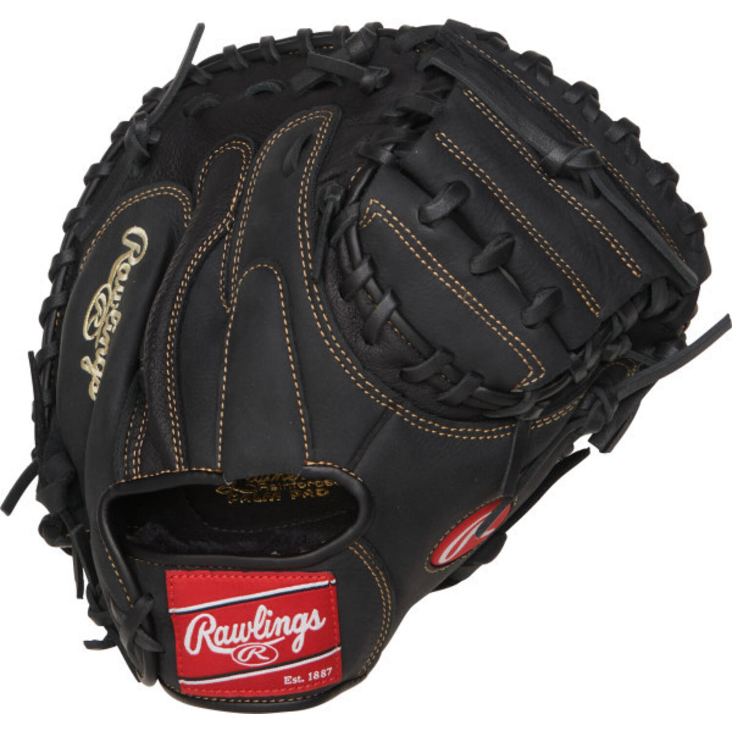 Rawlings RCM325B Baseball Catcher Mitt 32.5 Inch | Right Hand Catch