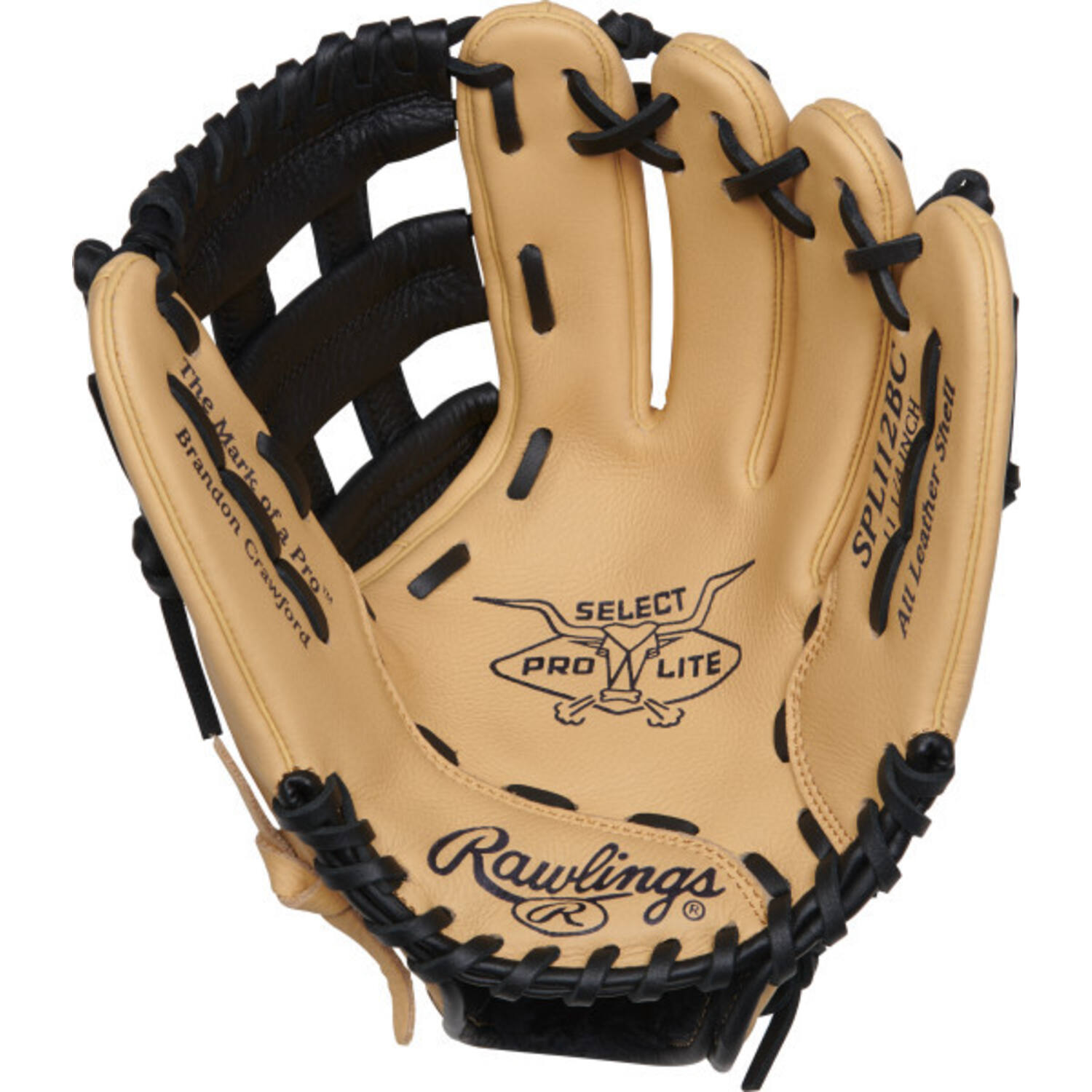 Rawlings SPL112BC Brandon Crawford Select Pro Lite 11.25 Inch Youth Baseball Glove | Left Hand Catch