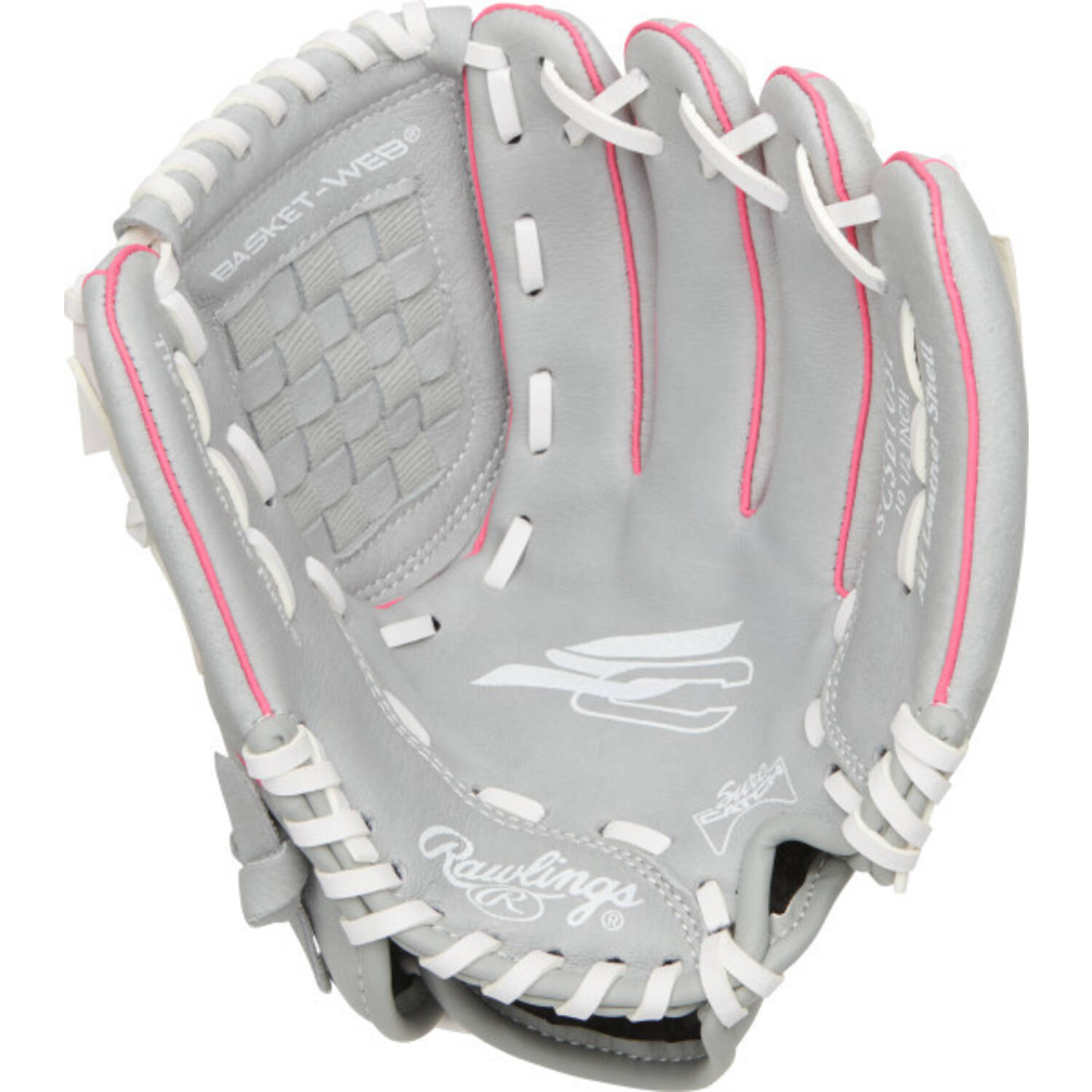 Rawlings SCSB105P Soft All-Leather Sure Catch Series Youth Glove 10,5 Inch | Left Hand Catch