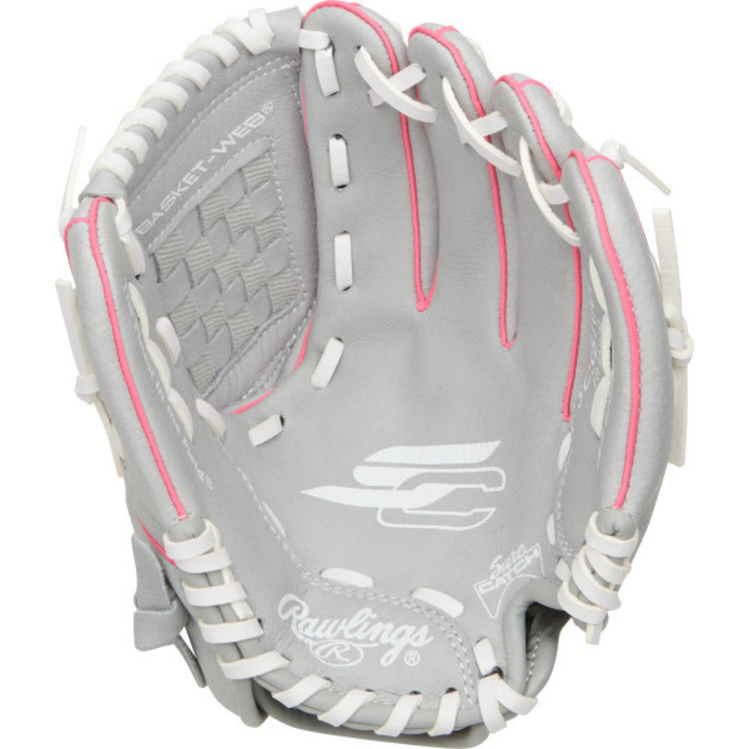 Rawlings SCSB100P Soft All-Leather Sure Catch Series Youth Glove 10 Inch | Left Hand Catch