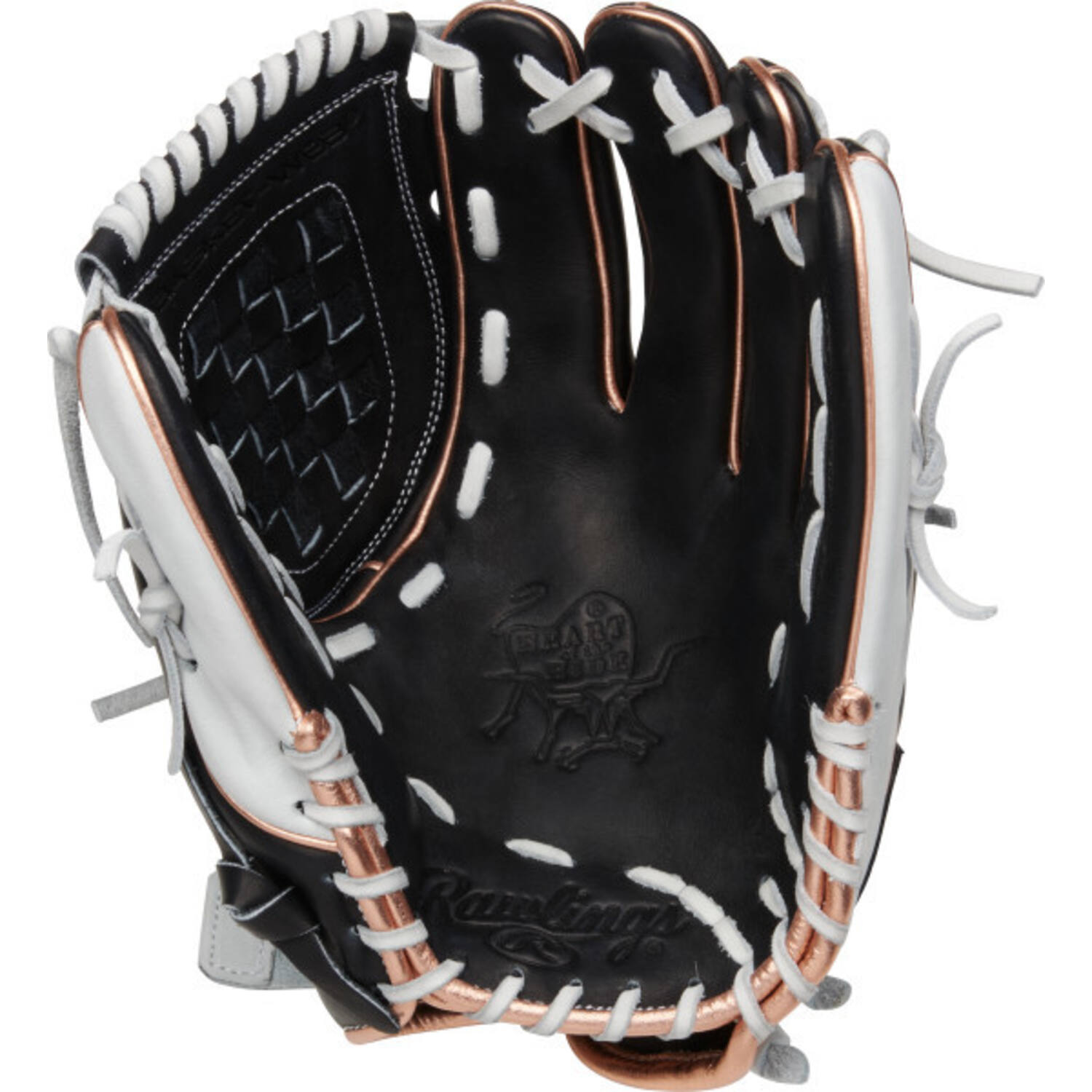 Rawlings PRO120SB-3BRG Leather Heart of the Hide Softball Glove 12 Inch | Left Hand Catch