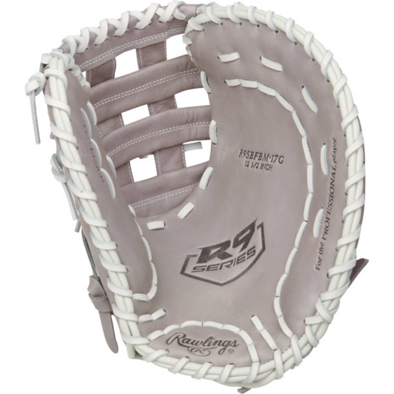 Rawlings R9SBFBM-17G Durable Leather R9 Series Youth Glove 12,5 Inch | Left Hand Catch