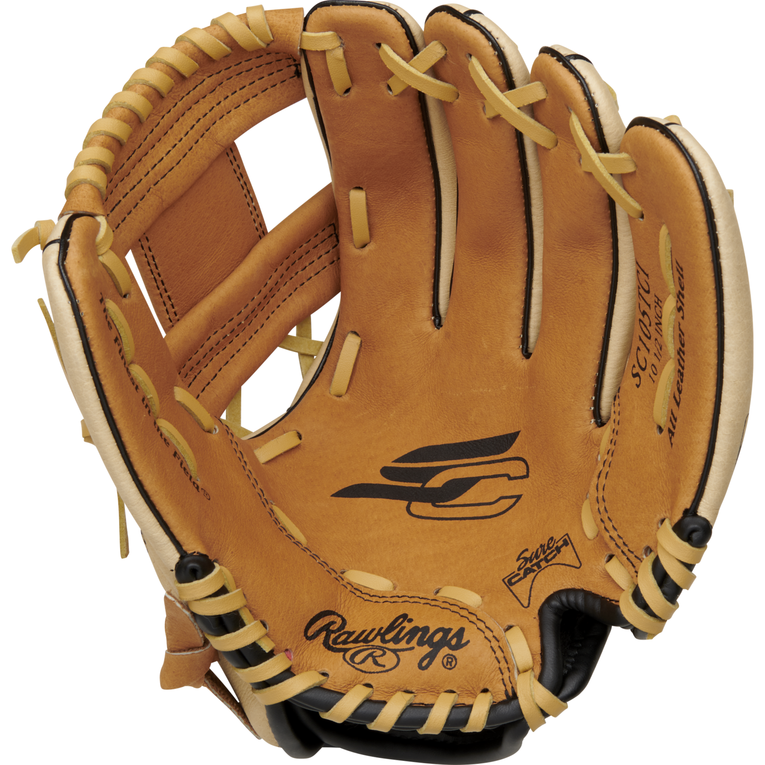 Rawlings SC105TCI 10,5 Inch Leather Baseball Glove | Left Hand Catch