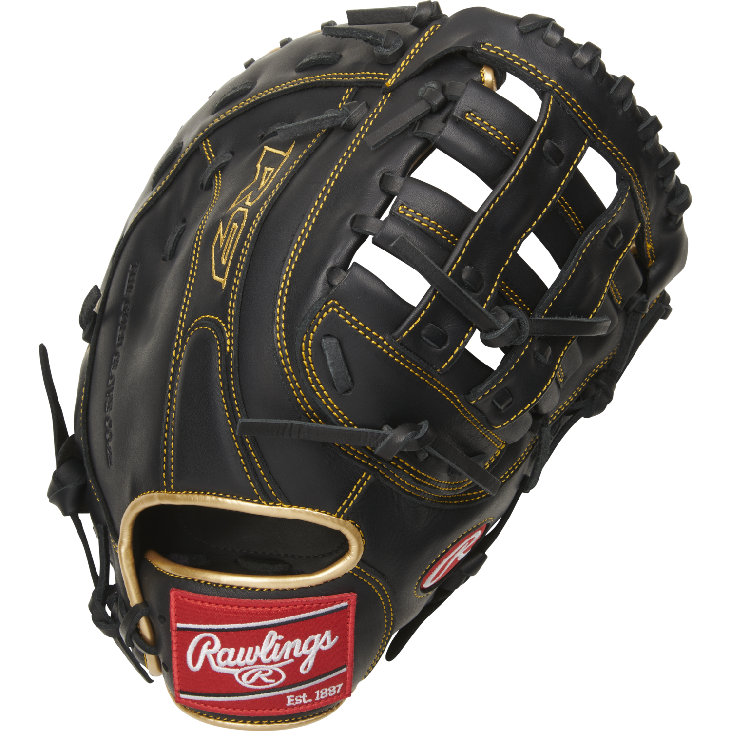 Rawlings R9FM18BG Soft Leather R9 Series First Base Mitt 12,5 Inch | Right Hand Catch