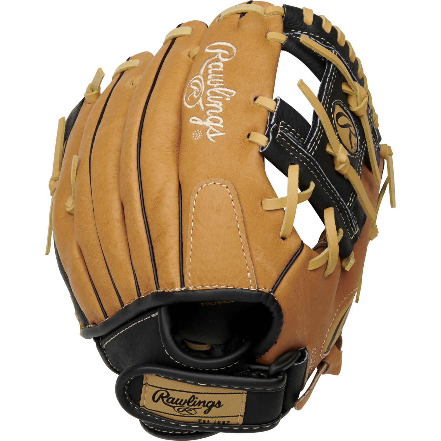 Rawlings SC100TBI Soft Leather Sure Catch Series Youth Baseball Glove 10 Inch | Left Hand Catch