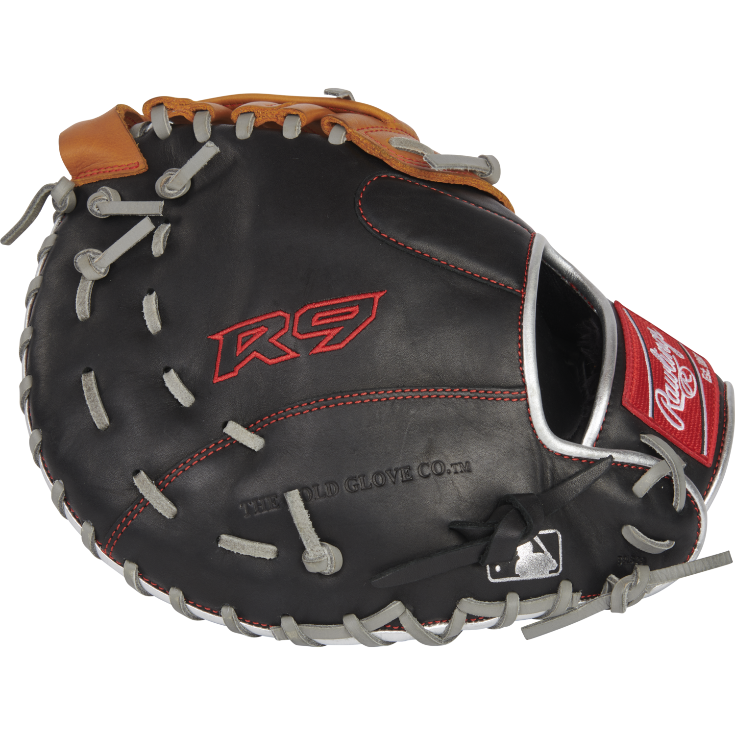 Rawlings R9FMU-17BT All-Leather R9 ContoUR Youth First Base Mitt 12 Inch | Right Hand Catch