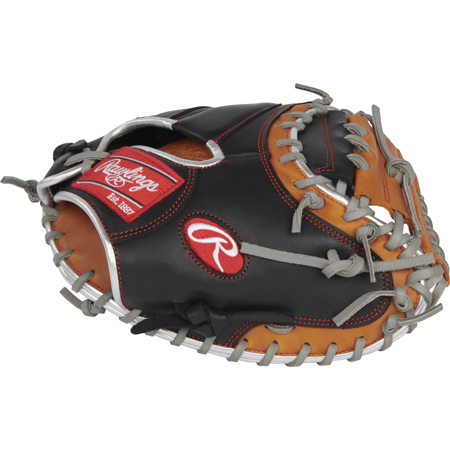 Rawlings R9CMU-23BT All-Leather R9 ContoUR Catcher´s Mitt Youth 32 Inch | Left Hand Catch