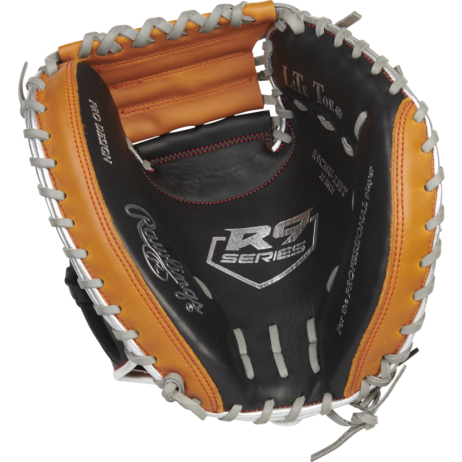 Rawlings R9CMU-23BT All-Leather R9 ContoUR Catcher´s Mitt Youth 32 Inch | Left Hand Catch