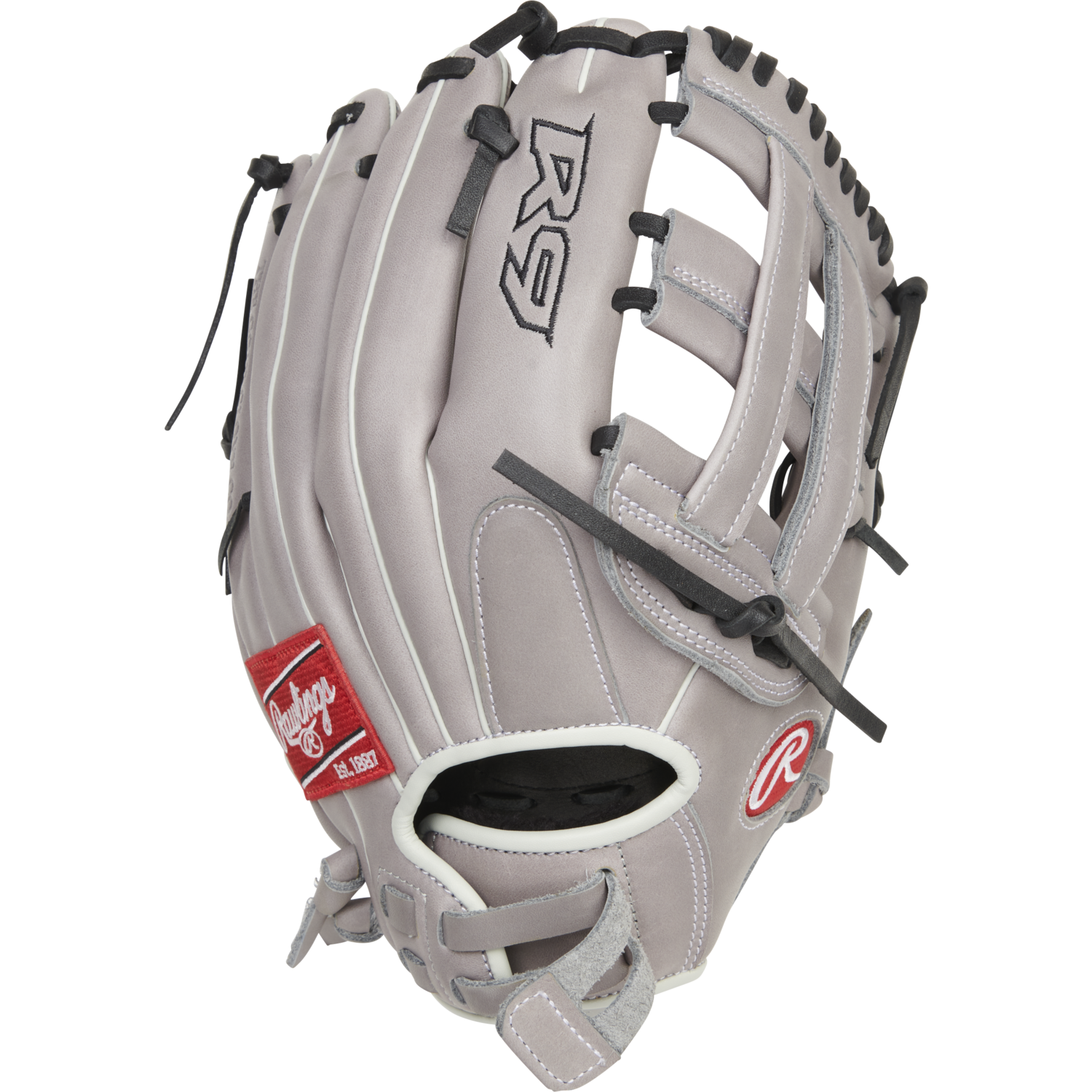 Rawlings R9SB120U-6GW R9 ContoUR Fastpitch Outfield Glove 12-inch | Right Hand Glove