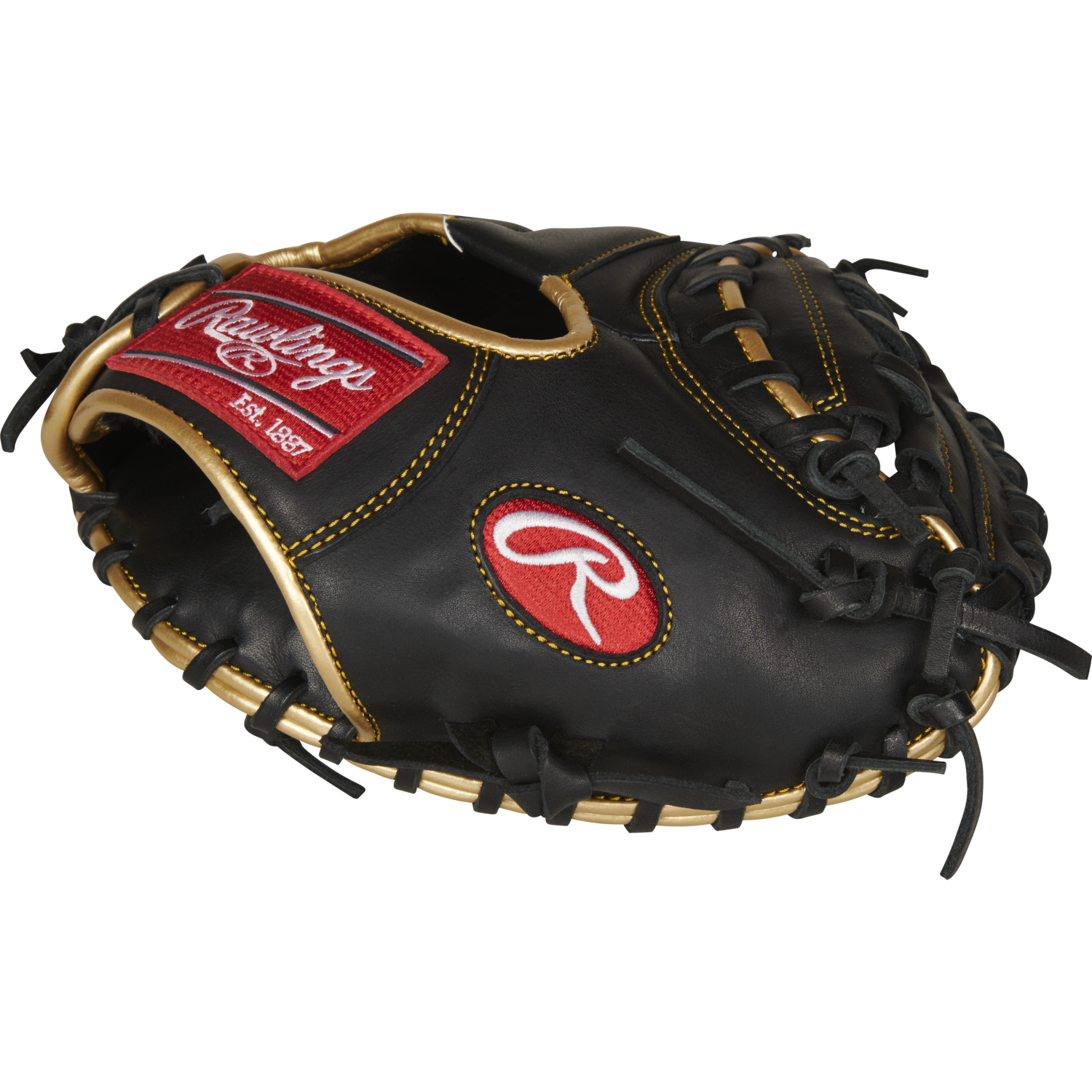 Rawlings R9TRCM 27 Inch Leather R9 Series Catcher Training Mitt | Left Hand Catch
