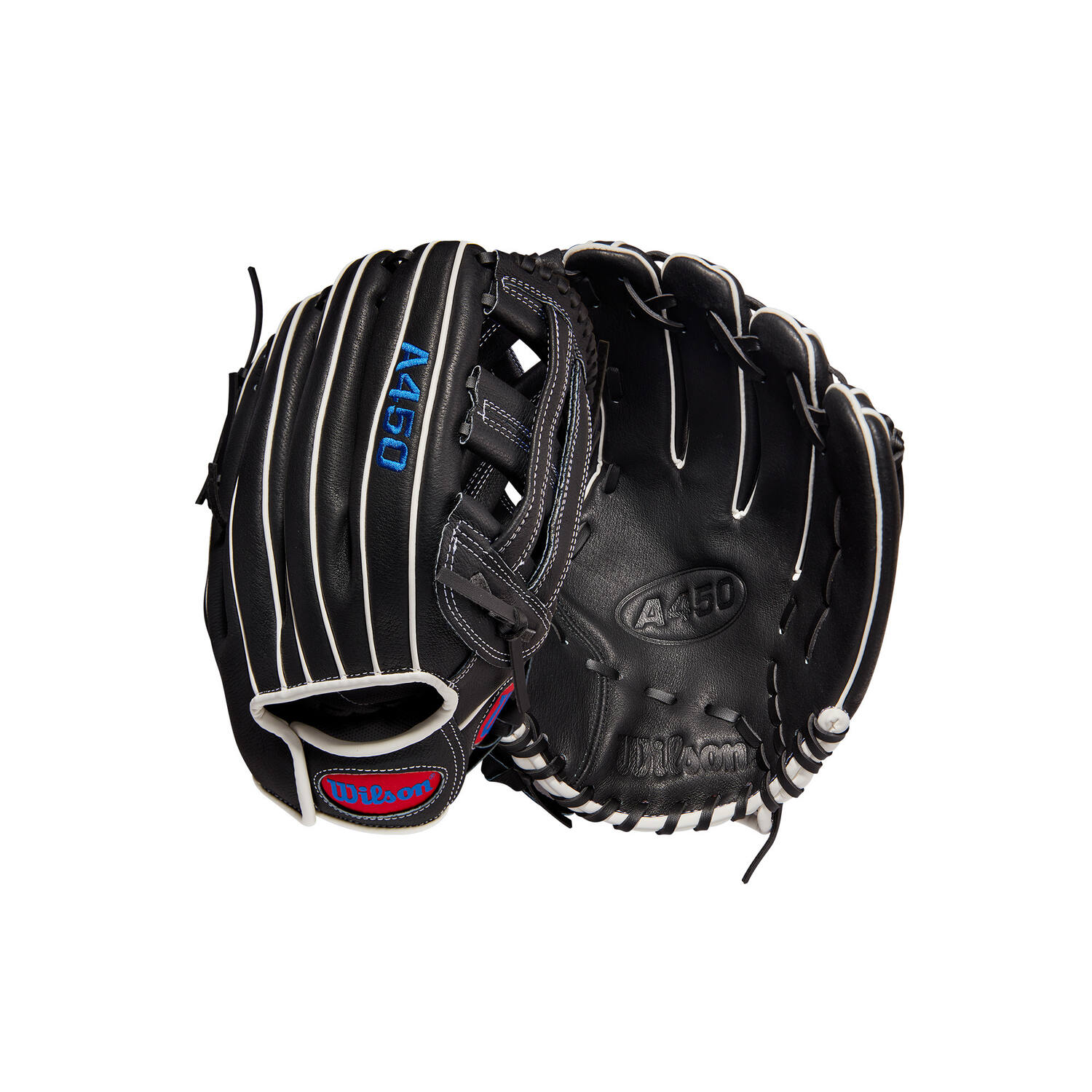 Wilson WBW10017612 12 Inch Synthetic A450 Baseball Outfield Glove | Left Hand Catch