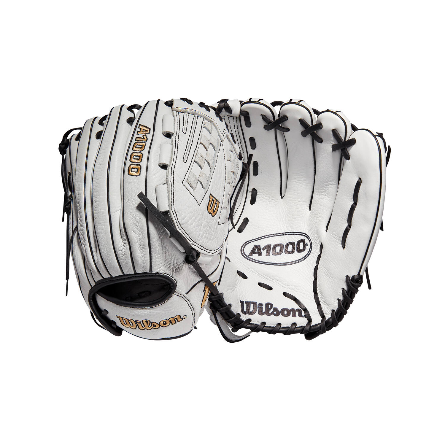 Wilson WBW100183125 12,5 Inch Leather A1000 FP V125 Fastpitch & Pitcher Glove | Right Hand Catch