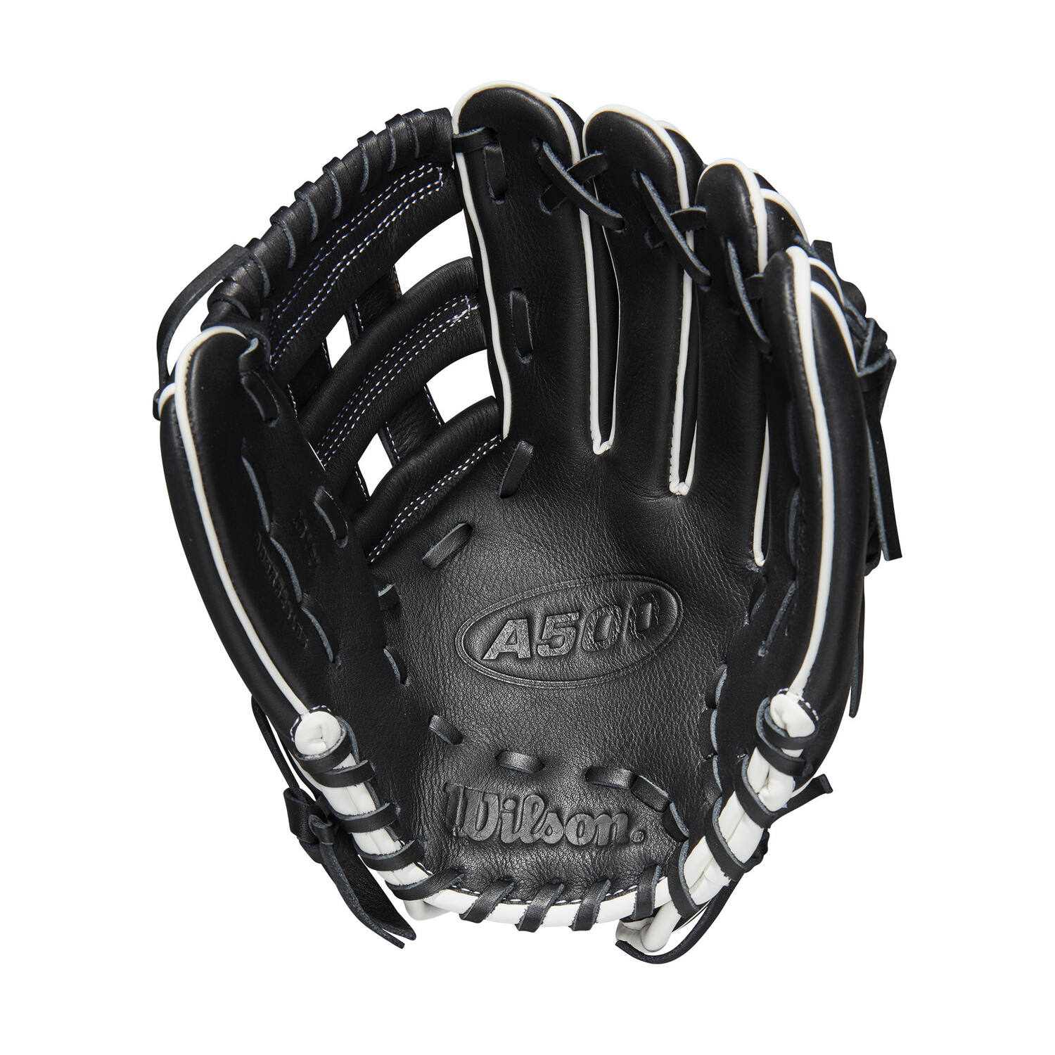 Wilson WBW100898105 10,5 Inch Leather A500 Youth Baseball Glove | Left Hand Catch