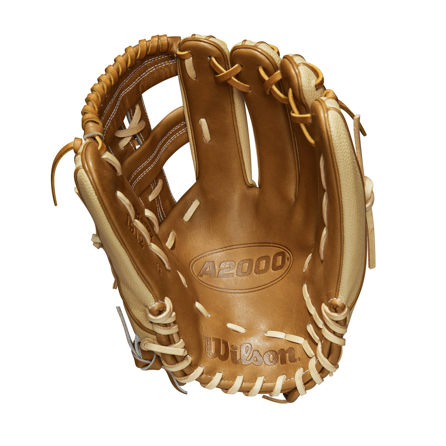 Wilson WBW10097212 12 Inch Leather A2000 1912SS Super Skin Baseball Pitcher Glove | Left Hand Catch