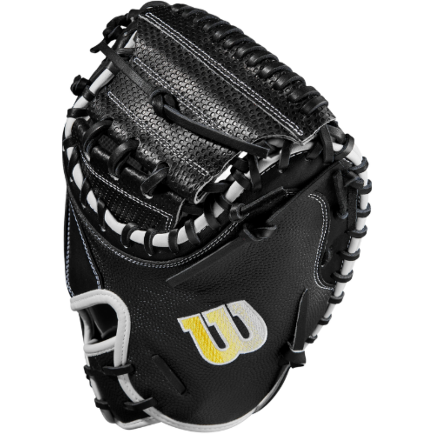 Wilson WBW100995335 33,5 Inch Leather A2000 M1DSS Spin Control Baseball Catcher’s Mitt | Left Hand Catch