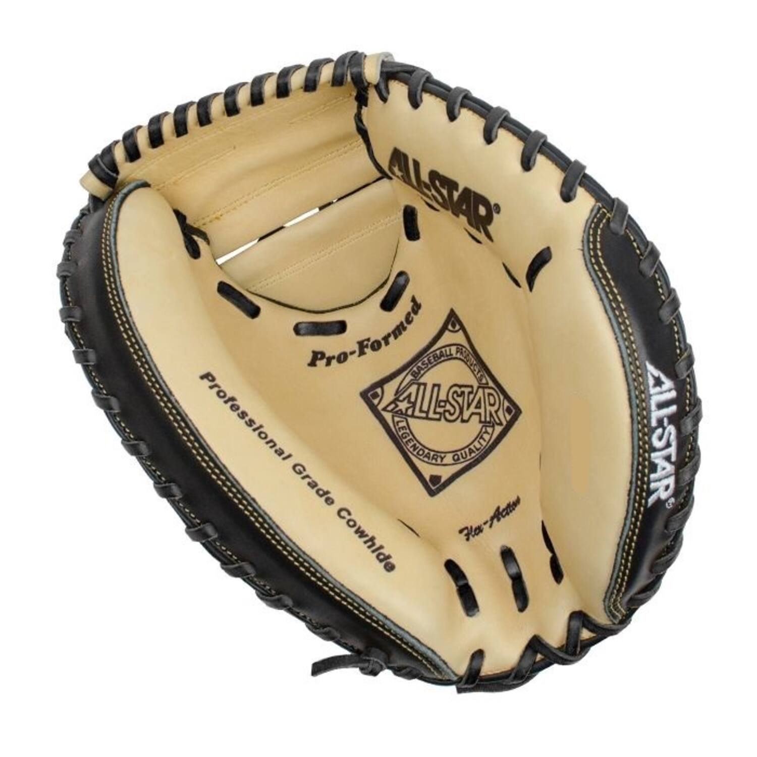 All Star CM3200SBT 33,5 Inch Leather Baseball Catcher's Mitt | Right Hand Catch