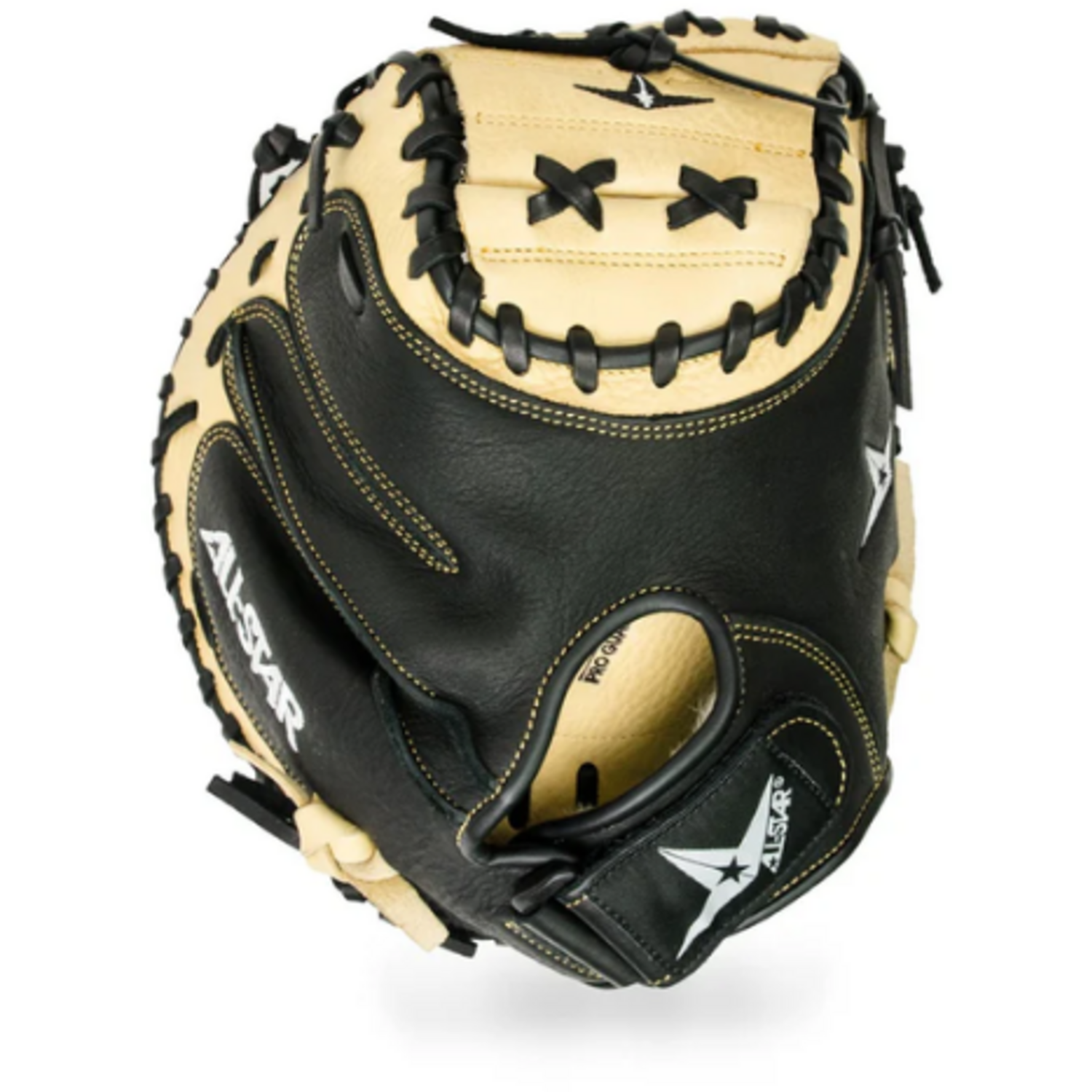 All Star CM3031 33,5 Inch 2-Piece Open Back Adult Leather Baseball Cather Mitt | Right Hand Catch