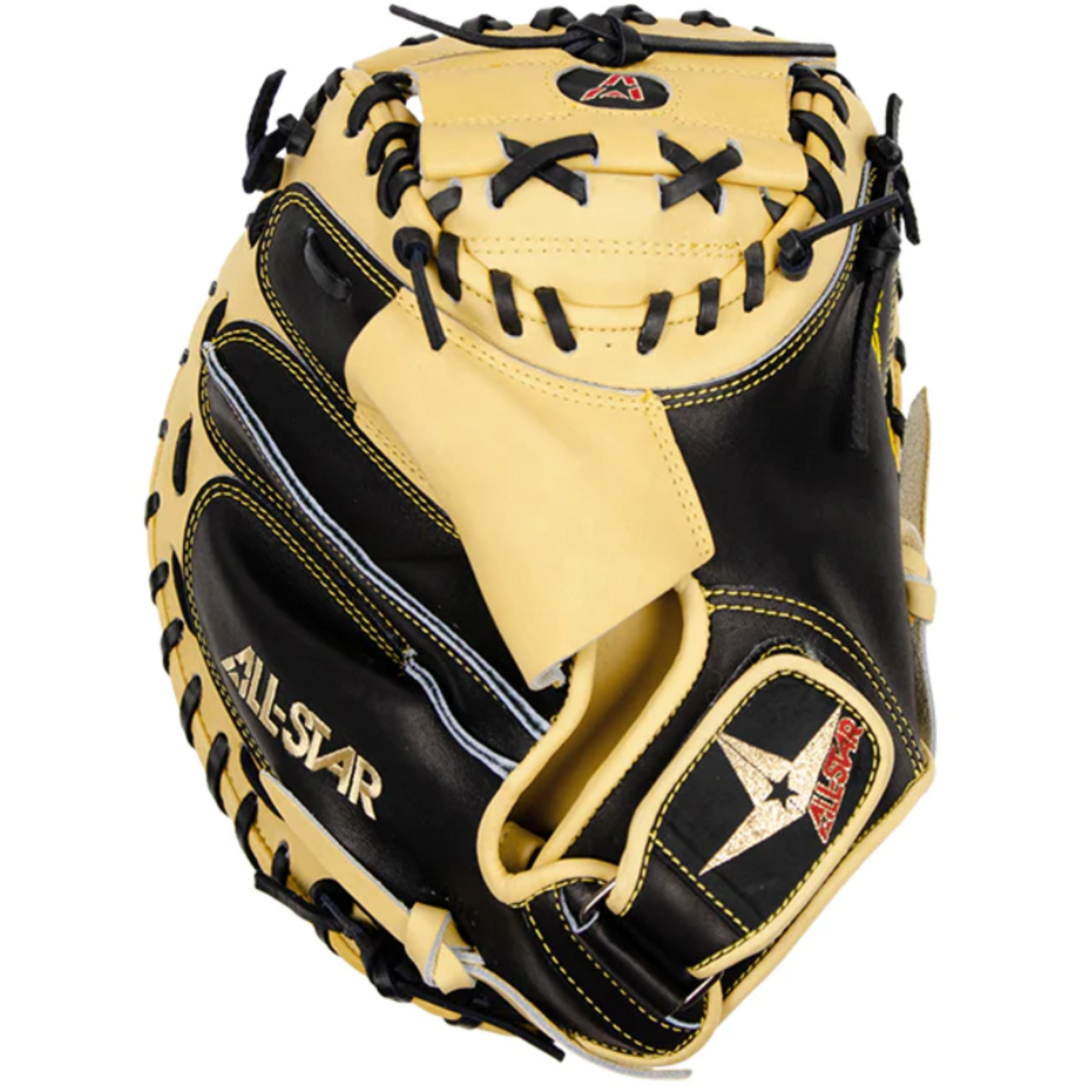 All Star CM3000BT 35 Inch Leather Pro Elite Baseball Catcher's Mitt | Left Hand Catch