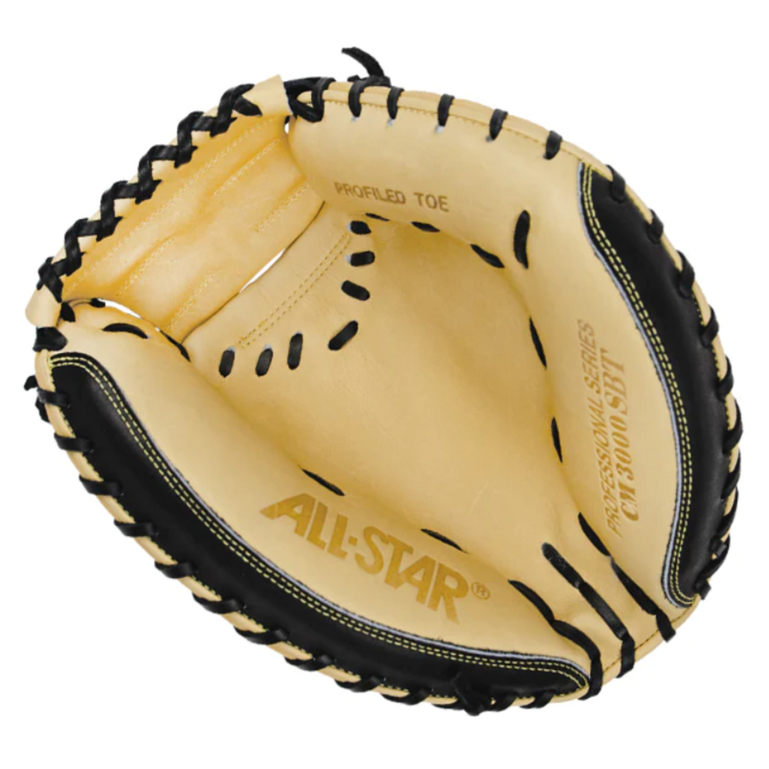 All Star CM3000SBT 33,5 Inch Leather Pro Elite Baseball Catcher's Mitt | Left Hand Catch