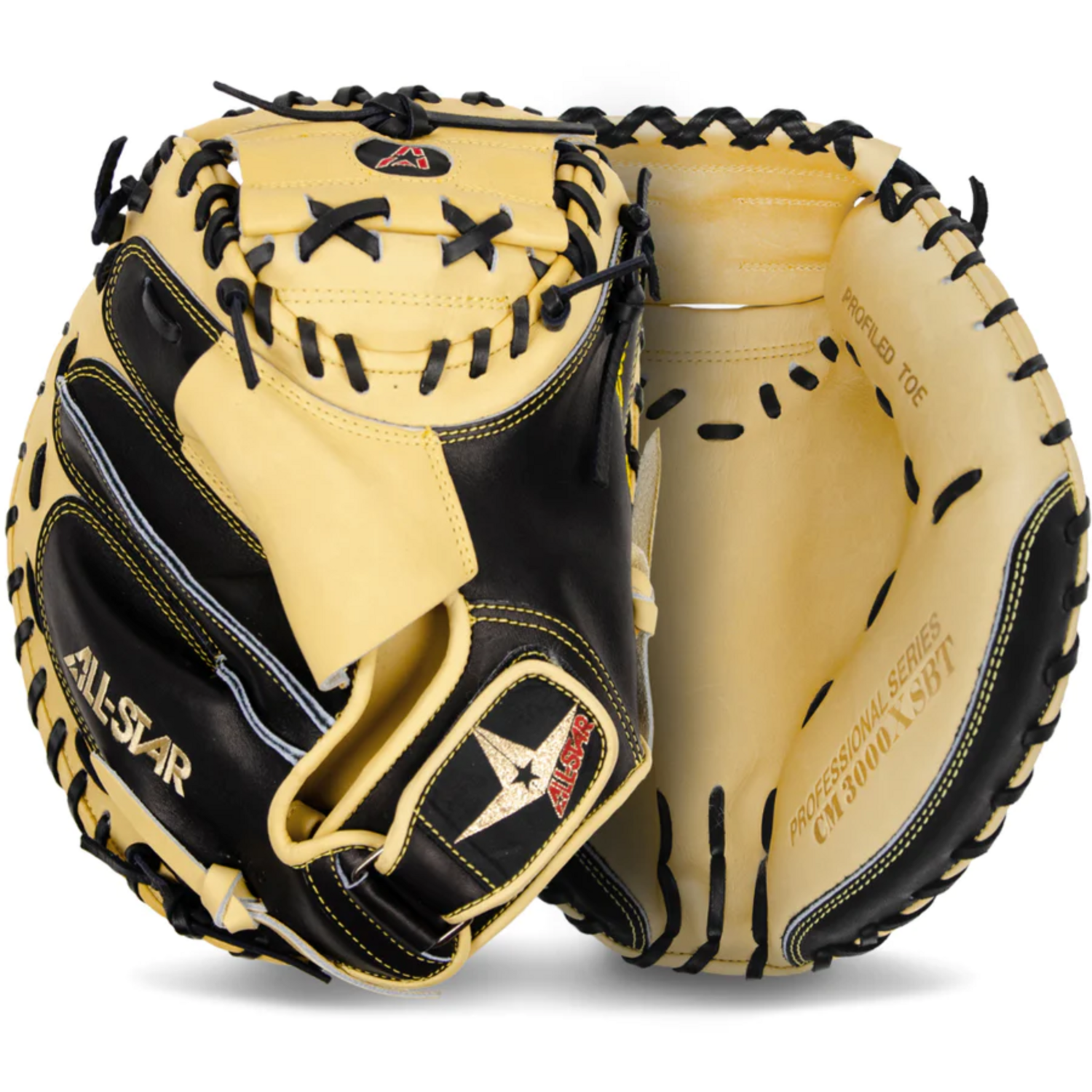 All Star CM3000XSBT 32 Inch Leather Pro Elite Baseball Catcher's Mitt | Left Hand Catch