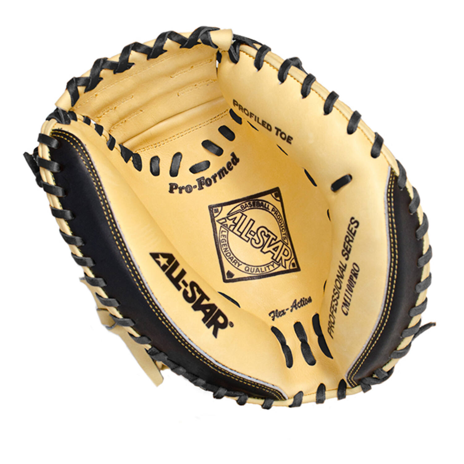 All Star CM3100BT 35 Inch Leather Baseball Catcher's Mitt | Right Hand Catch