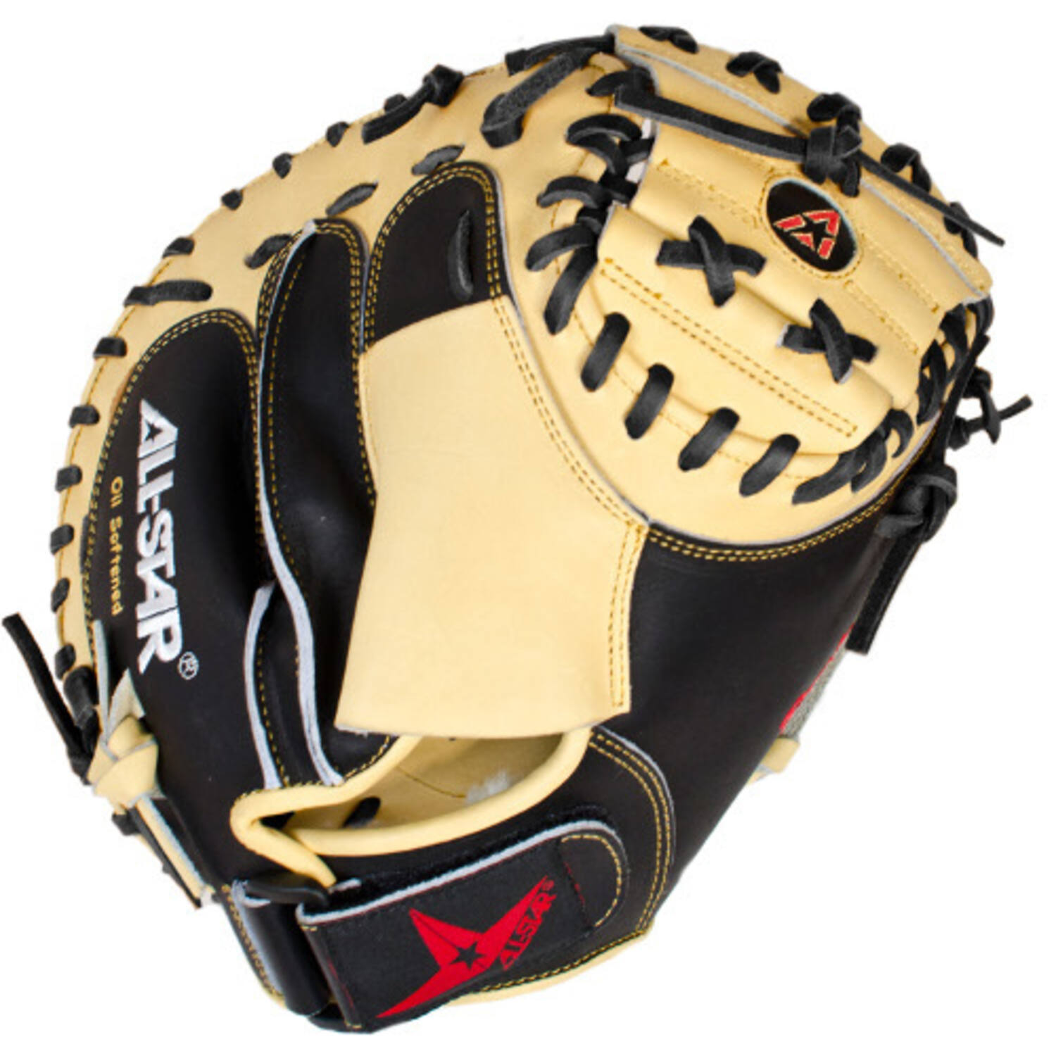 All Star CM3100SBT 33,5 Inch Leather Baseball Catcher's Mitt | Left Hand Catch